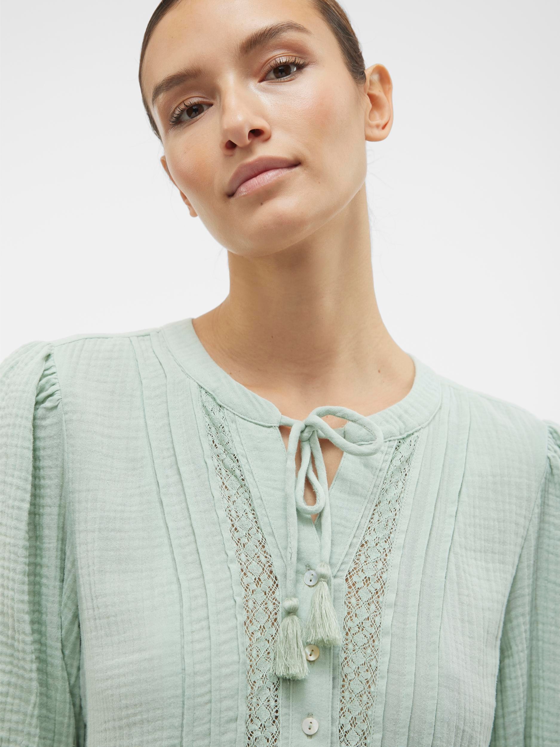 Vero Moda Minikleid »VMNATALI 2/4 LACE SHORT DRESS WVN GA SPE«