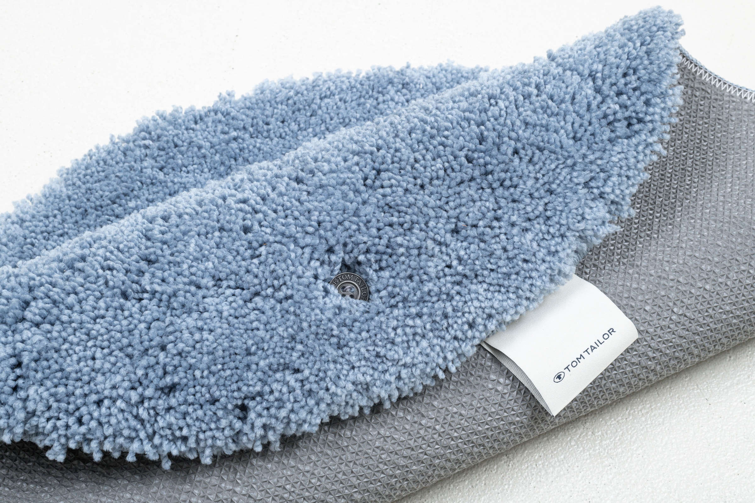 TOM TAILOR HOME Badematte »Cozy Bath UNI«, rutschhemmend beschichtet, fussbodenheizungsgeeignet, Badteppich, Uni Farben, rechteckig, rund und oval erhältlich