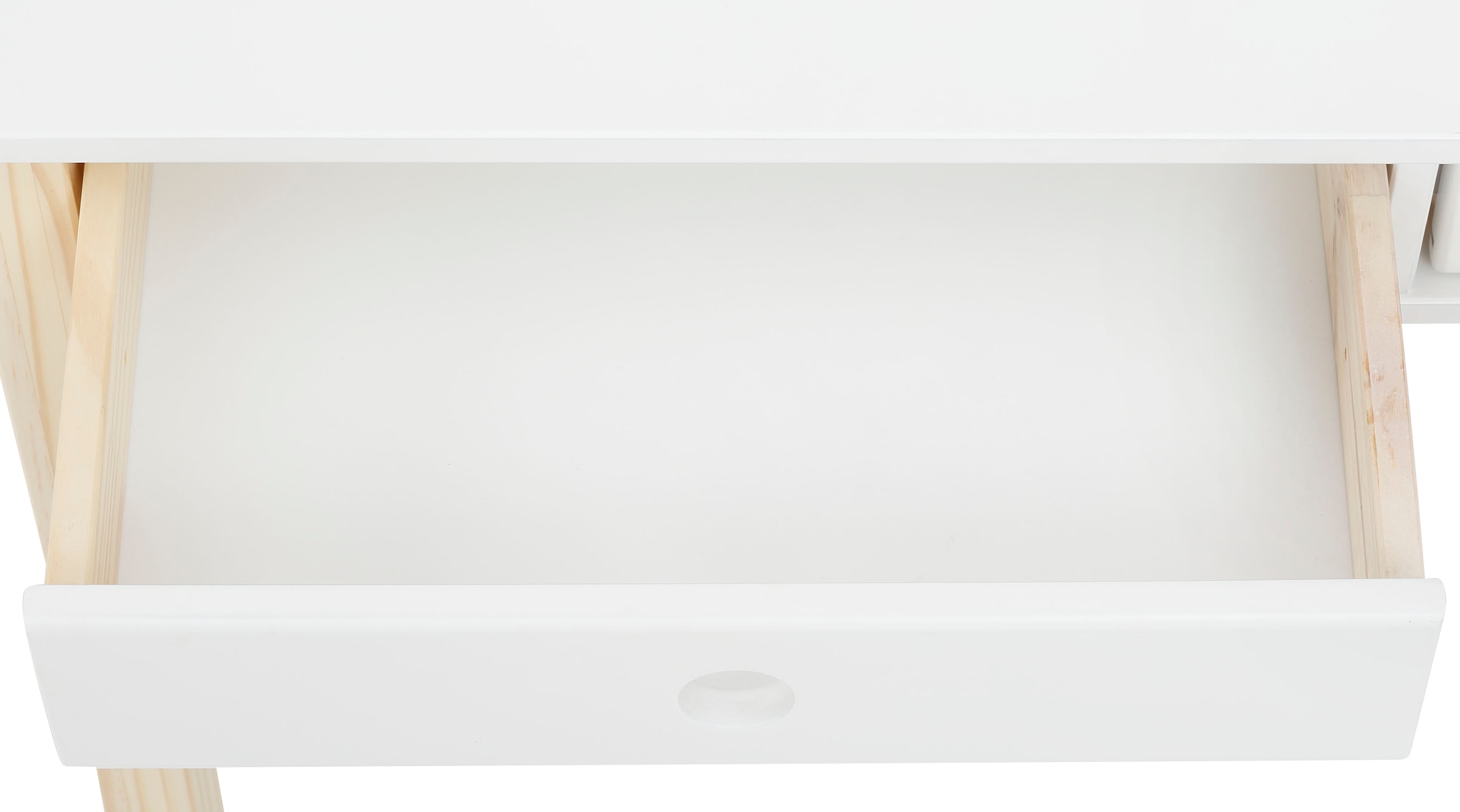 Lüttenhütt Kinderschreibtisch »Meentje«, (1 St.), Schreibtisch, Kiefern massiv, 2 Schubladen, Höhe 80 cm