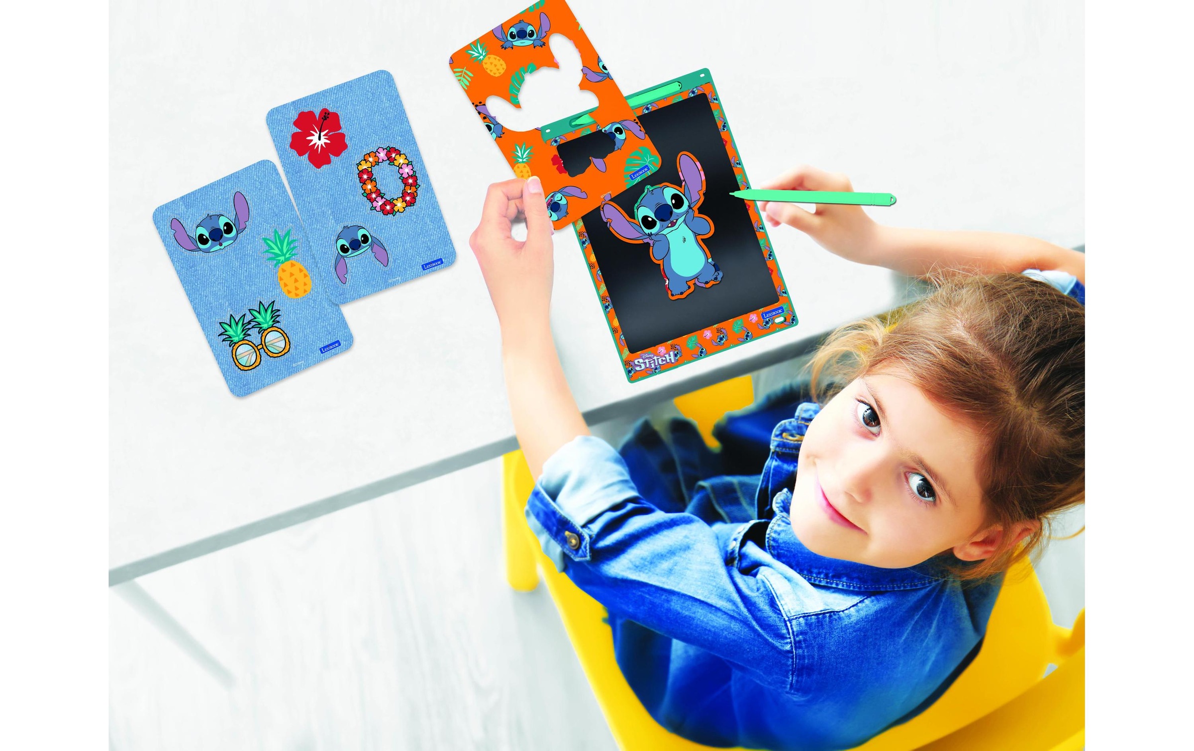 Tablette à dessins électronique multicolore stitch