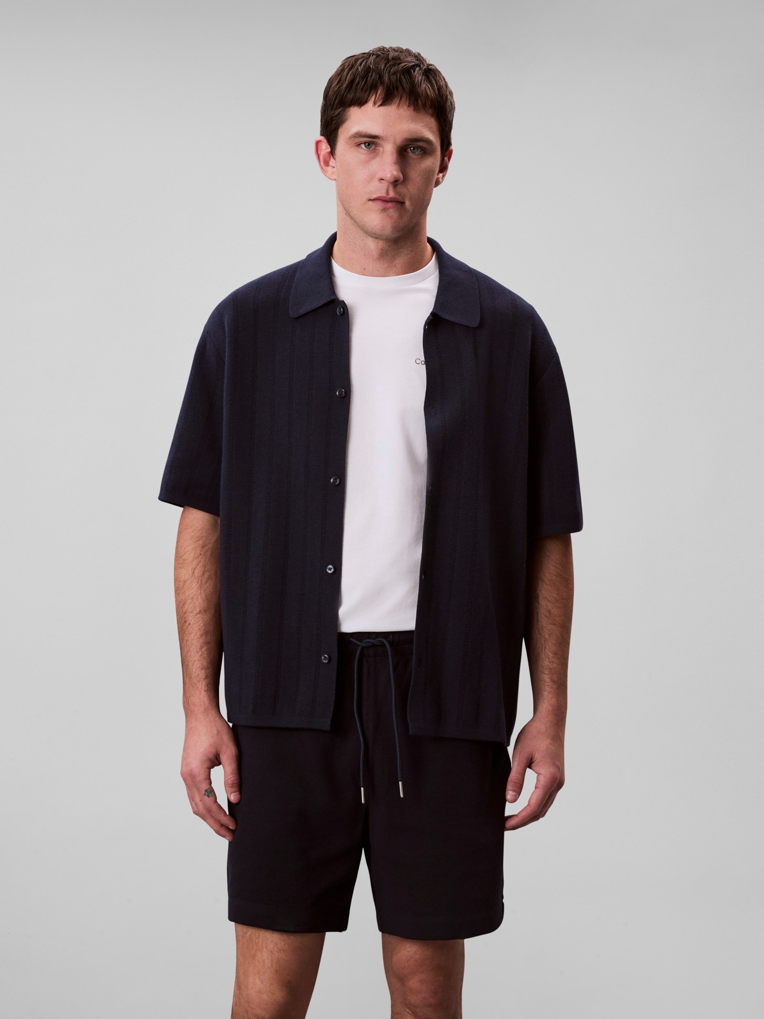 Calvin Klein Jeans Sweatshorts »HD COTTON WAFFLE SHORT« Mit elastischem Bund
