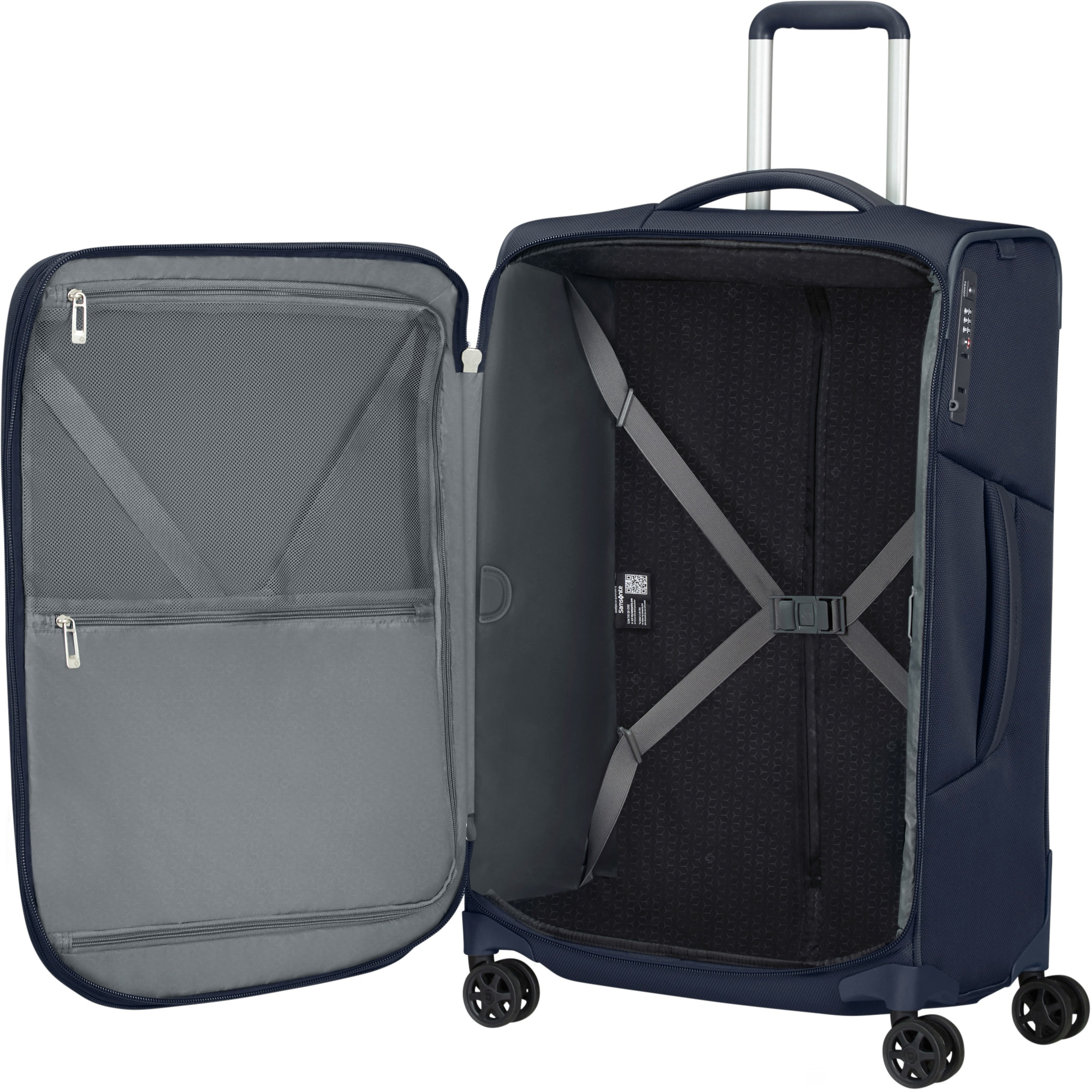 Samsonite Weichgepäck-Trolley »RESPARK exp, verschiedene Grössen und Farben«, 4 Rollen, Reisekoffer Aufgabegepäck Reisegepäck mit Volumenerweiterung