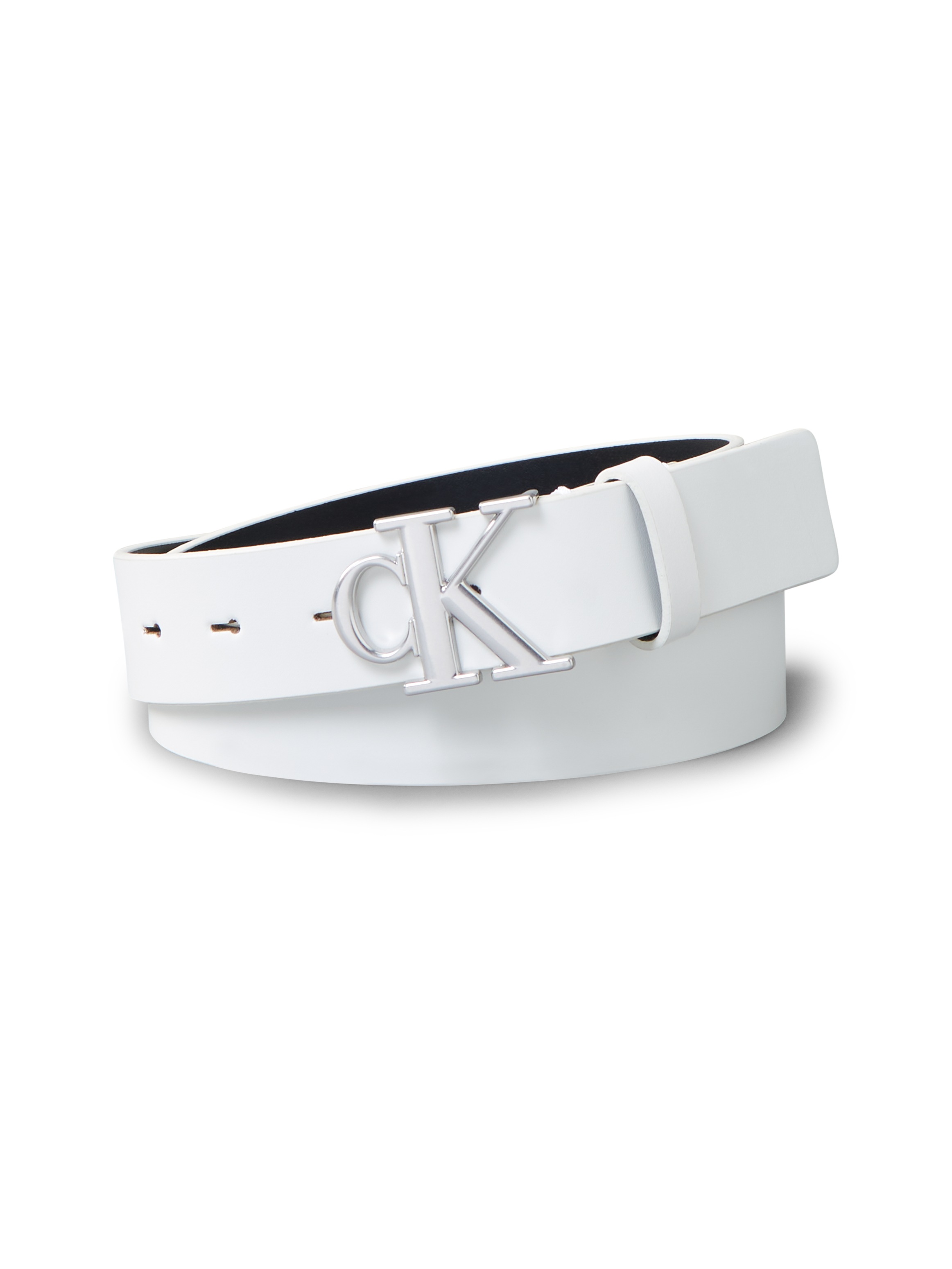 Calvin Klein Jeans Ledergürtel »Monogram Plaque Buckle 30MM« mit Logoschnalle