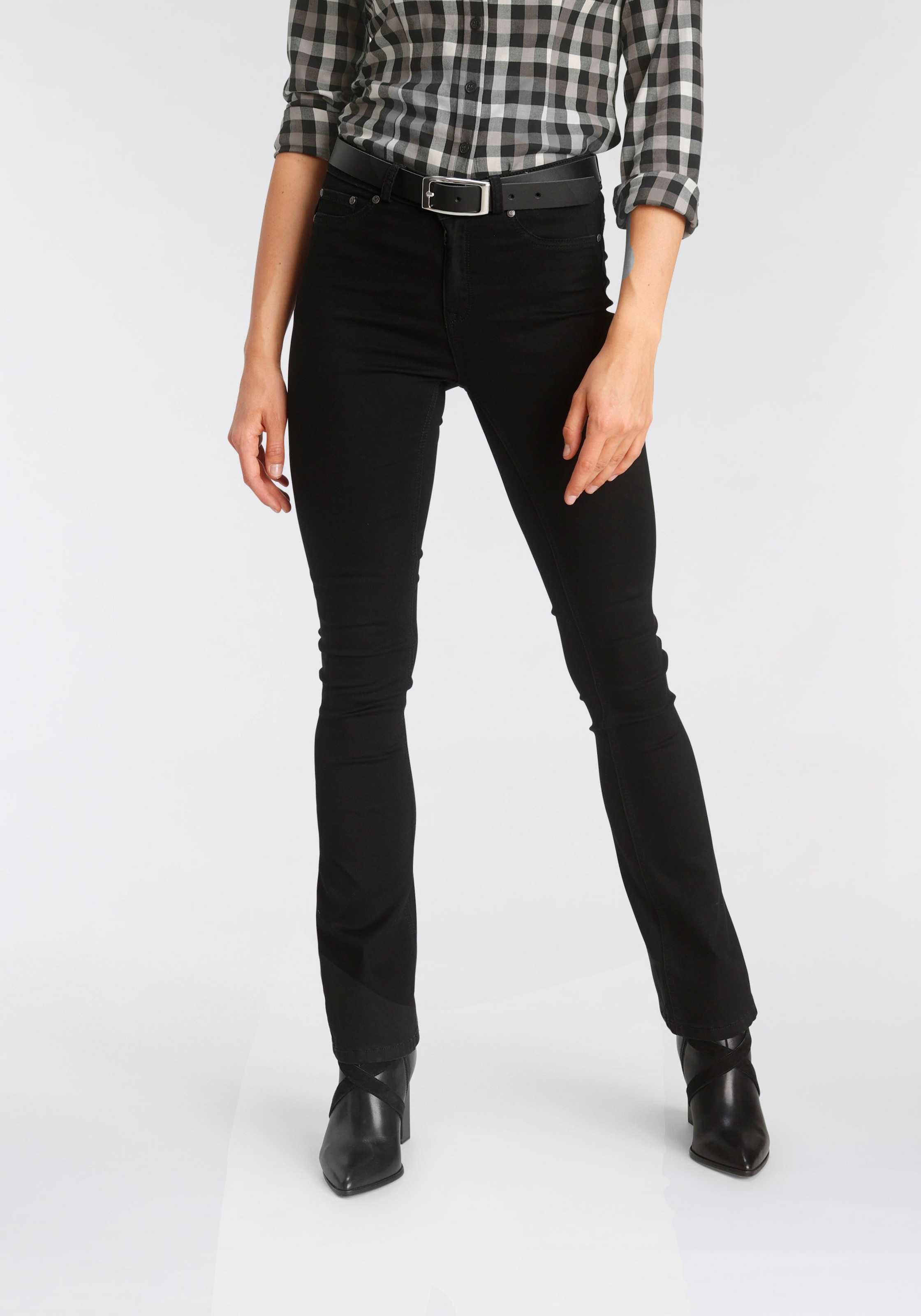 Arizona Bootcut-Jeans »Ultra Stretch«, High bei Shapingnähten online Schweiz Waist shoppen mit Jelmoli-Versand