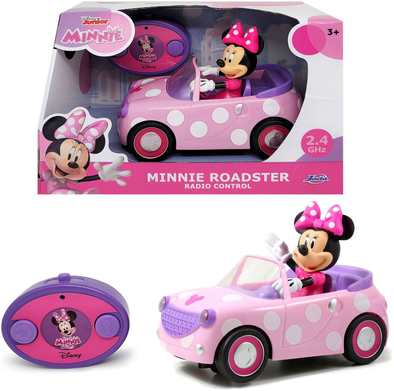 JADA RC-Auto "Disney, Minnie Roadster, 2,4GHz"