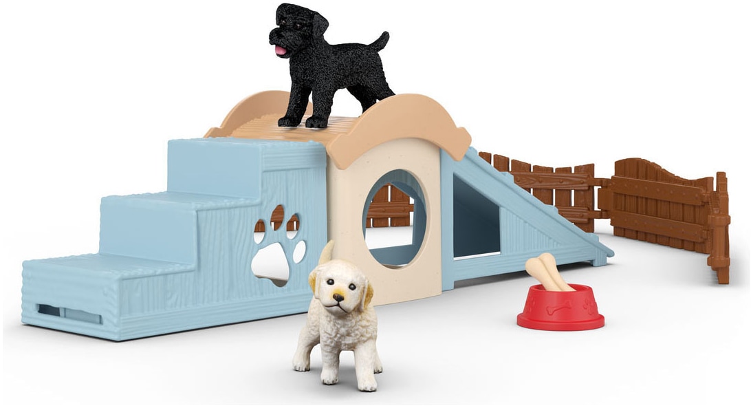 Schleich Spielwelt "FARM WORLD, Abenteuerzeit für Welpen (42763)"