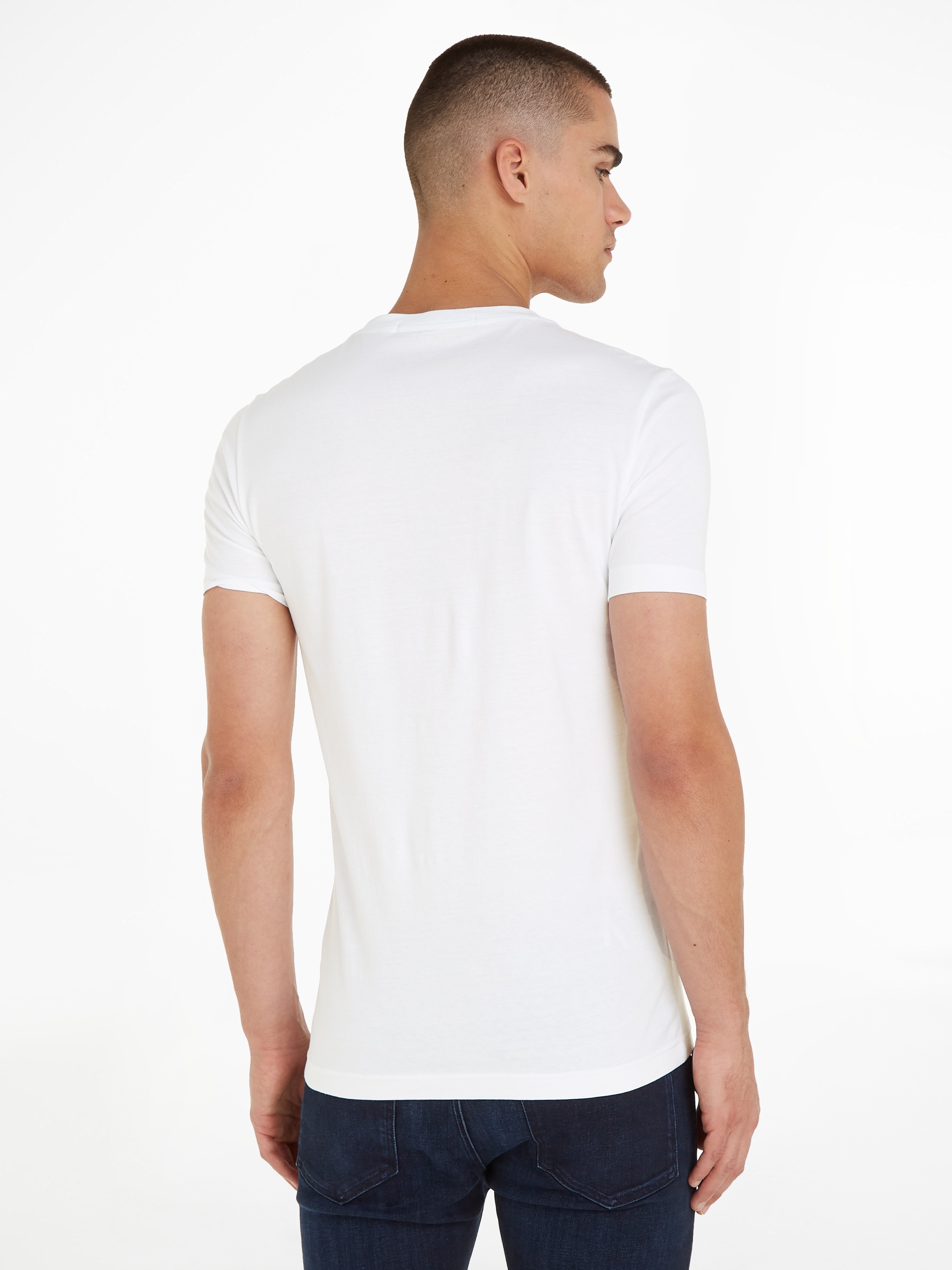 Jelmoli-Versand SLIM Jeans Calvin LOGO shoppen INSTITUTIONAL online T-Shirt | Klein TEE« »CORE