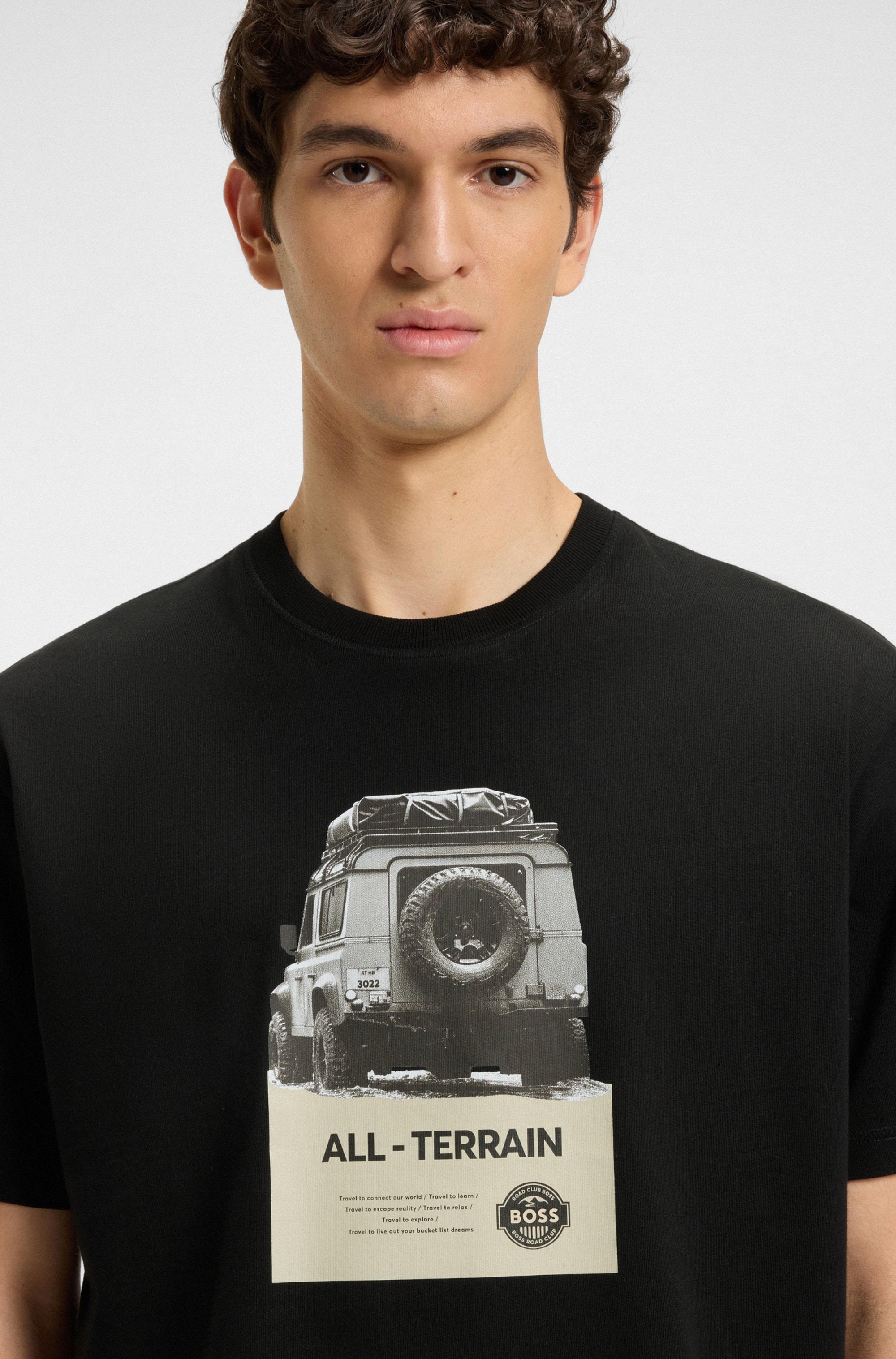 BOSS ORANGE T-Shirt »Te Wagon«, mit coolem Fotodruck