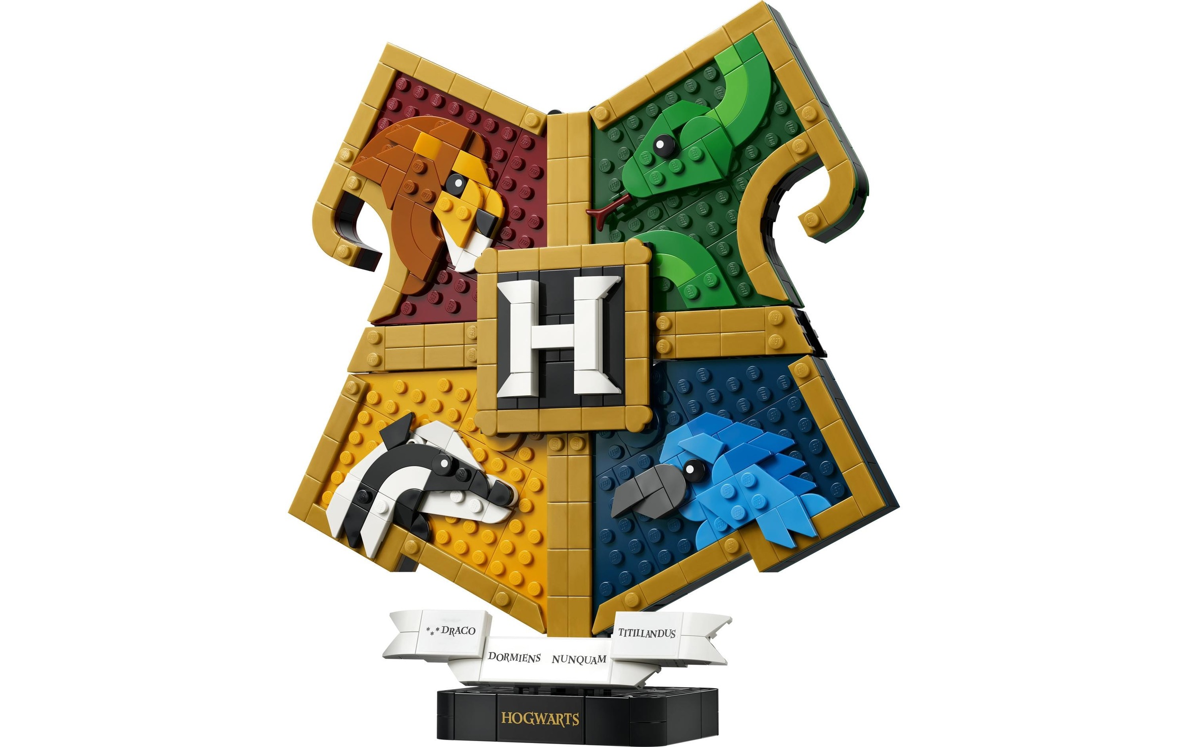 LEGO Konstruktionsspielsteine "Hogwarts Hauswappen (76462), LEGO Harry Potter" Made in Europe