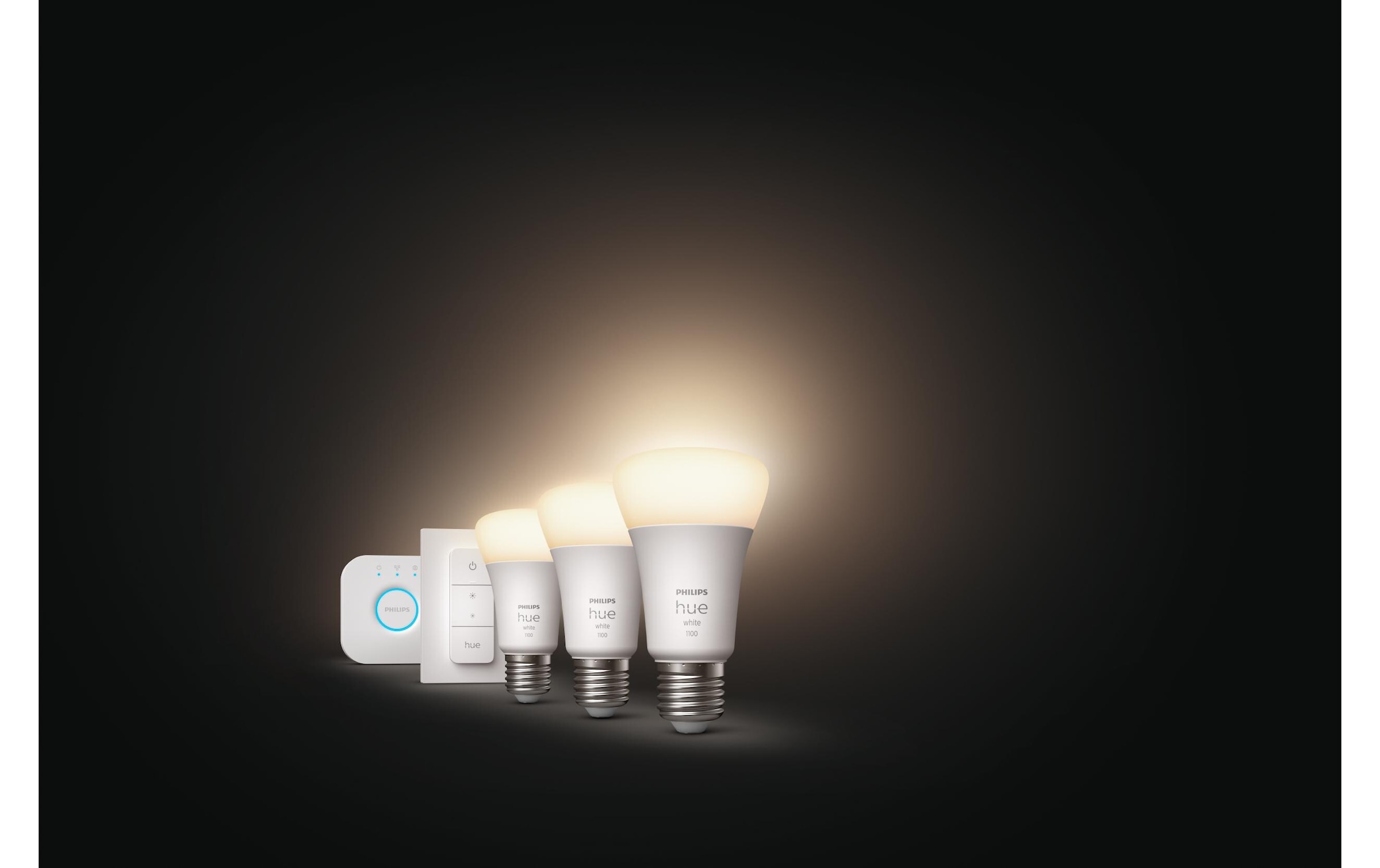 Philips Hue Spezialleuchtmittel »White, 3 x E«, E27, Warmweiss