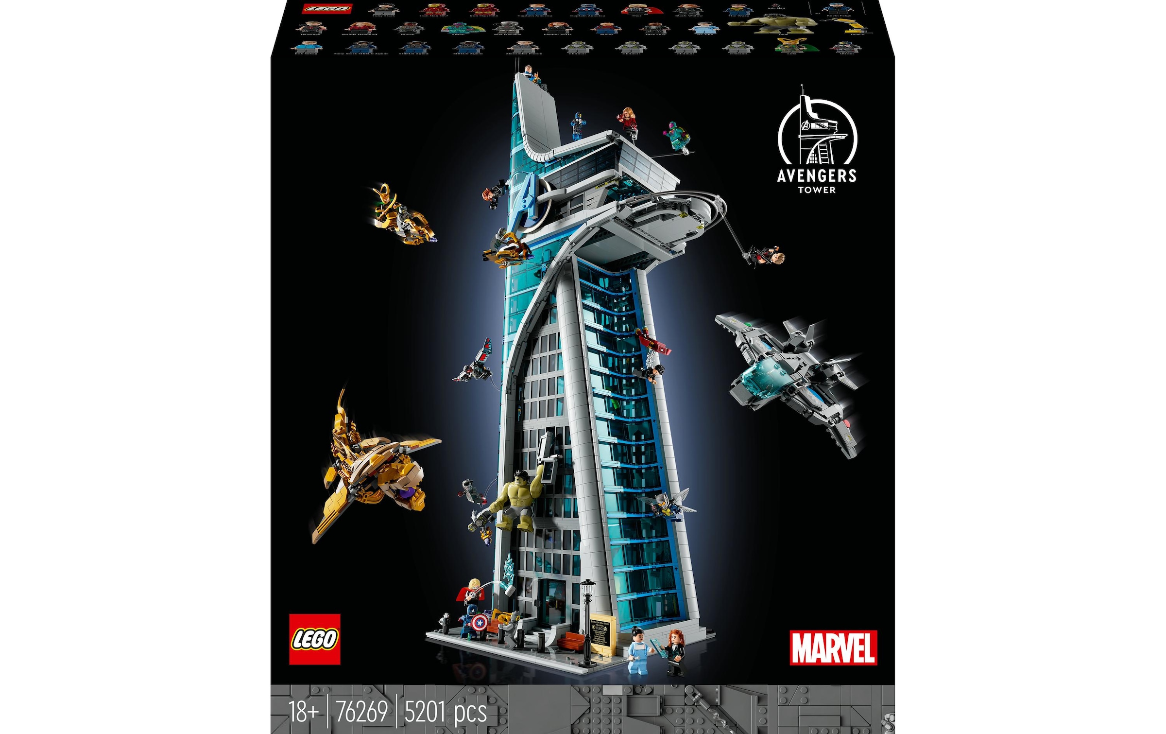 LEGO® Konstruktionsspielsteine »Marvel Avengers Tower 76269«, (5201 St.)