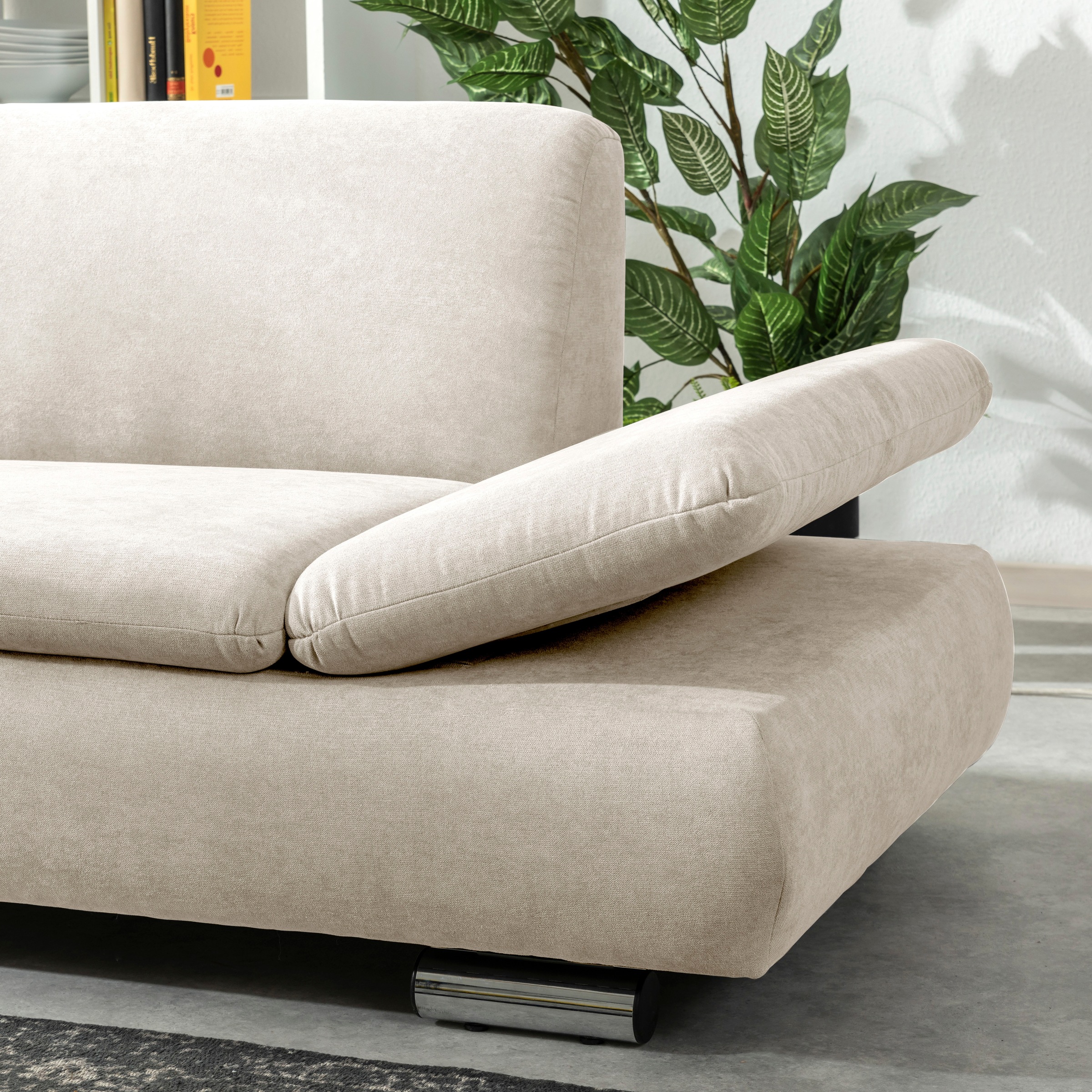Max Winzer® Ecksofa »Toulouse modern und bequem, aktuelles Design, hoher Sitzkomfort«, mit klappbaren Armlehnen, Breite 271 cm