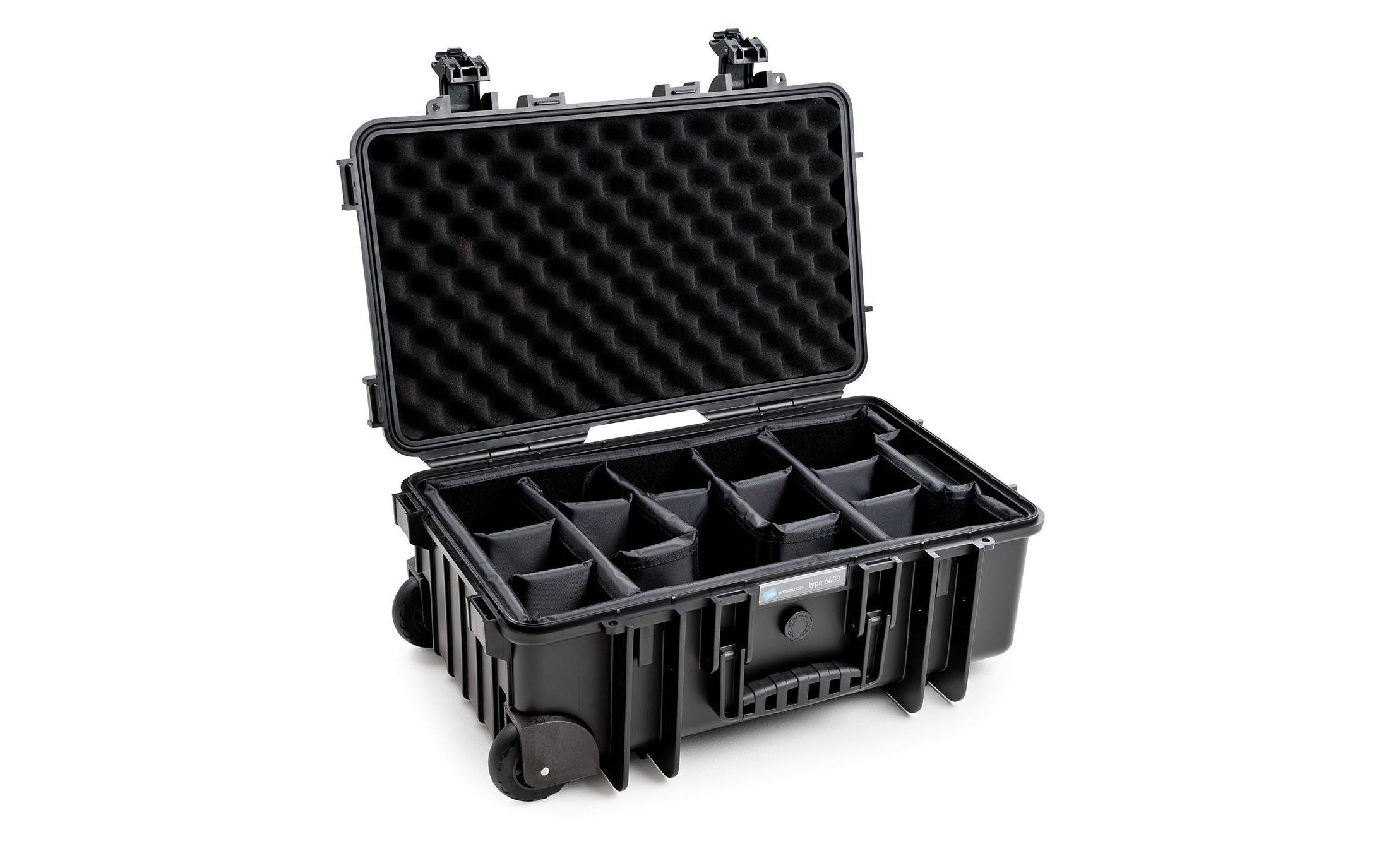 B&W International Koffer »Outdoor-Koffer Typ 6600-RPD schwarz«