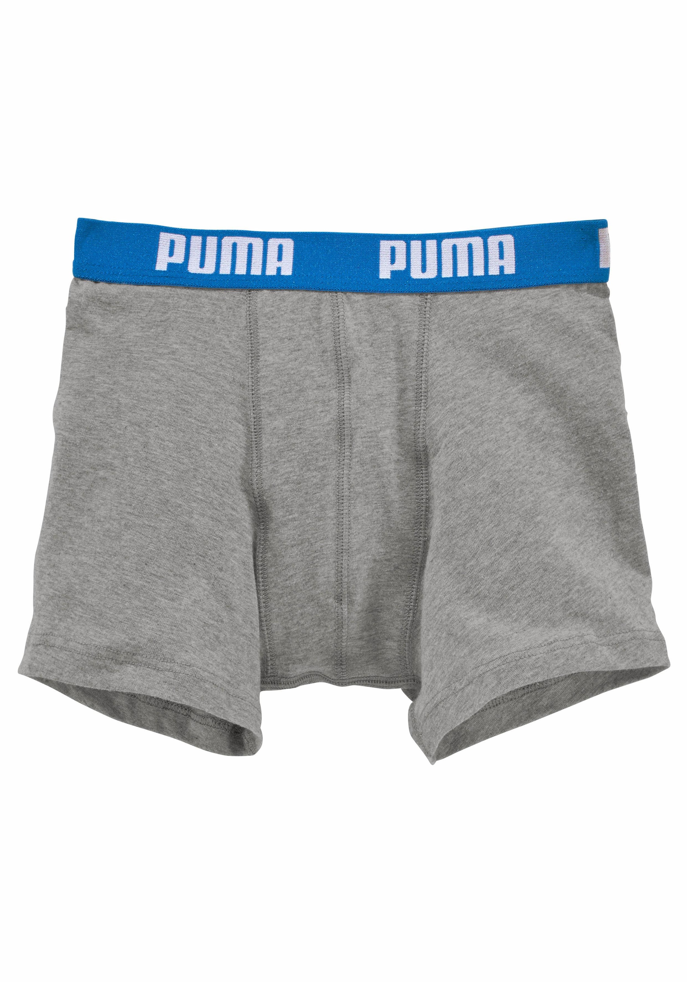 PUMA Boxer, (Packung, 2er-Pack), mit Logobund