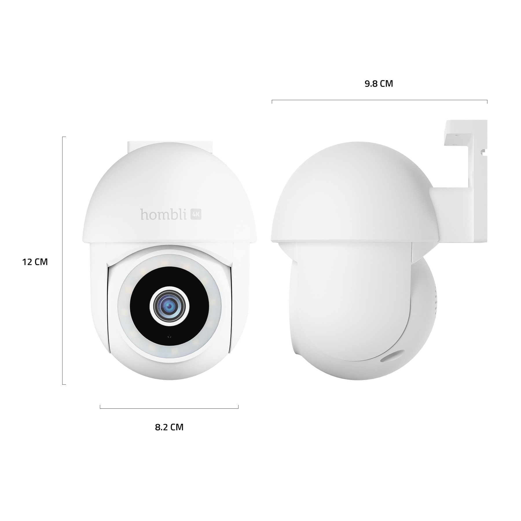 Hombli Überwachungskamera »Pan & Tilt Cam 4K«, Aussenbereich
