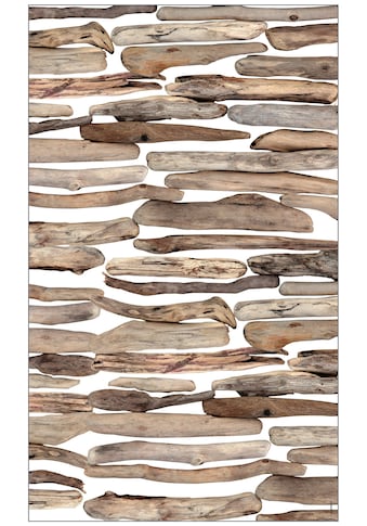 Fensterfolie »Look Driftwood«, halbtransparent, glattstatisch haftend