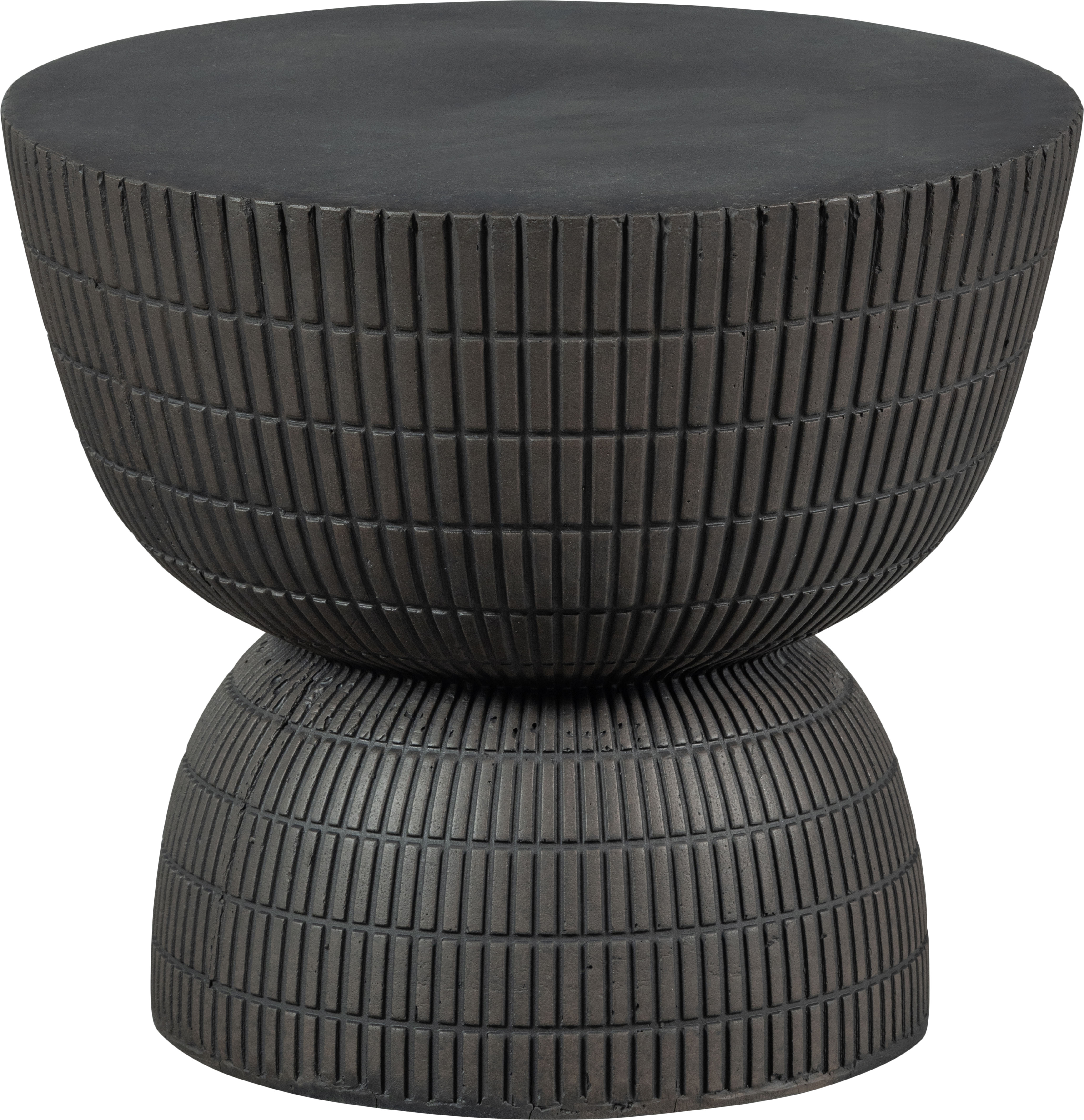 WOOOD Couchtisch "Samson" runde Form, aus Fibreclay, Höhe 44 cm