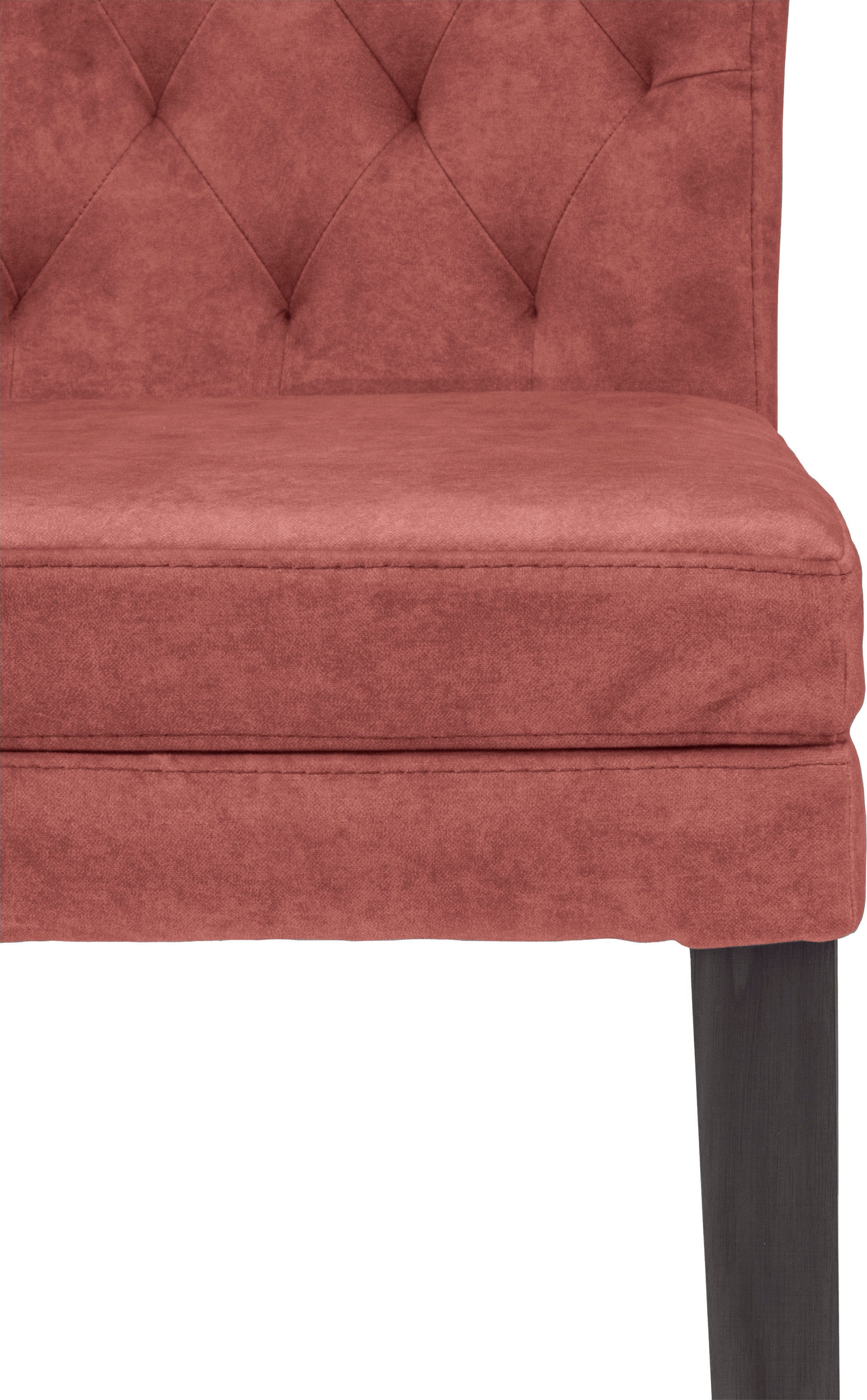 Home affaire 4-Fussstuhl »Colorado«, (Set), 2 St., Samtvelours, Beine aus Buche, wengefarben lackiert, Im 2er, 4er oder 6er-Set