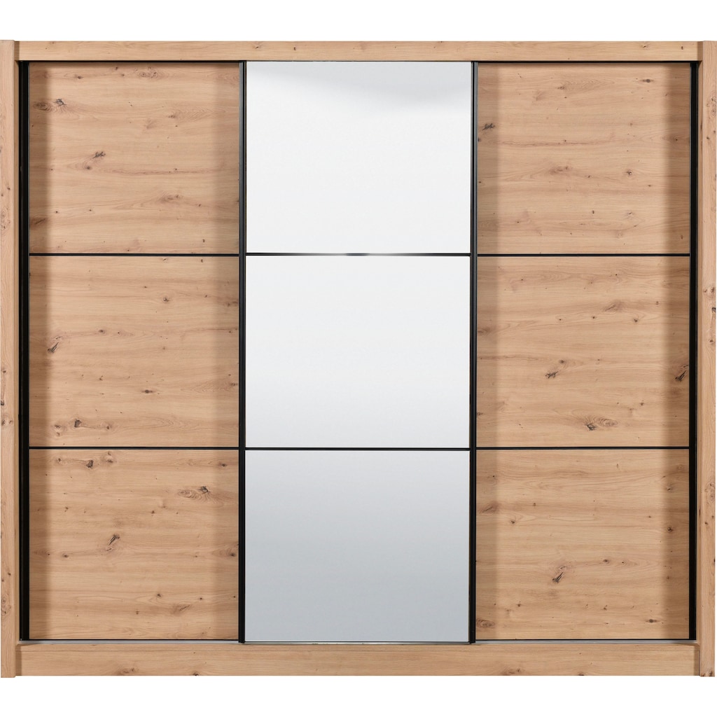 INOSIGN Schwebetürenschrank »Navara«, mit Spiegel und zusätzlichen Einlegeböden