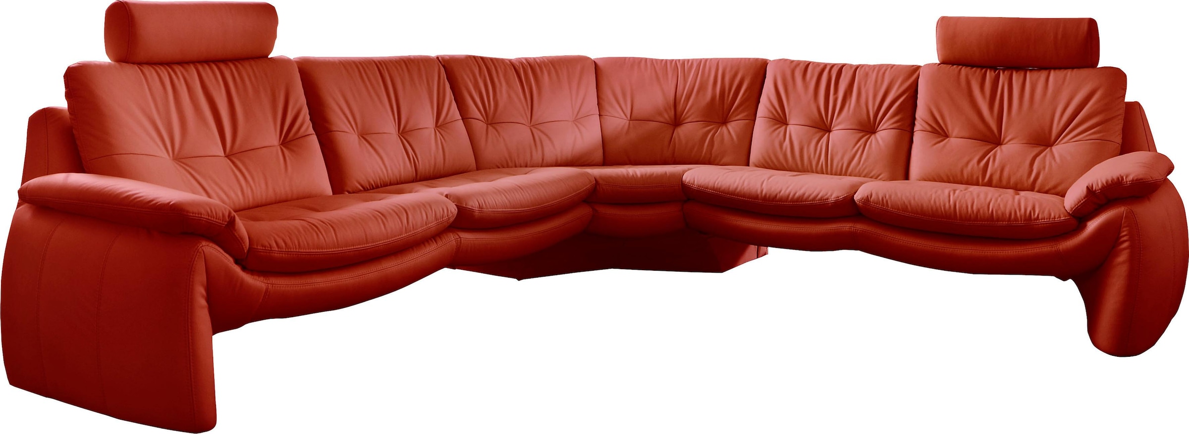 PLACES OF STYLE Ecksofa »Luna L-Form«, in einzigartiger Optik