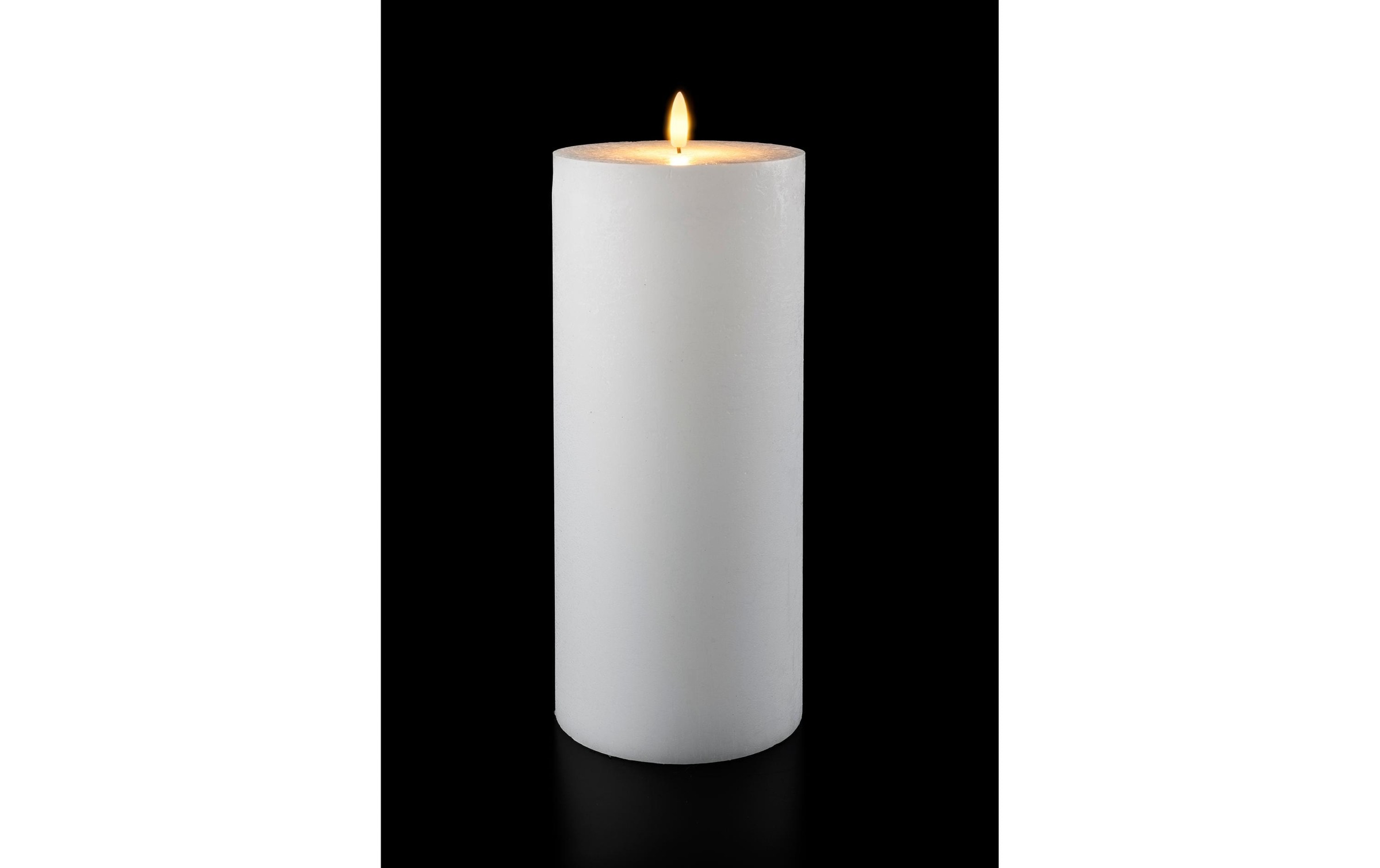 STT LED-Kerze »XL Flat Weiss«