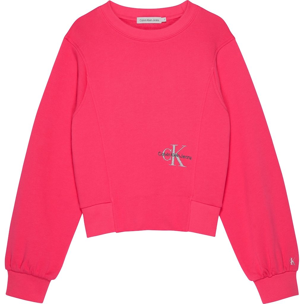 Calvin Klein Jeans Sweatshirt, Mit Calvin Klein Monogram