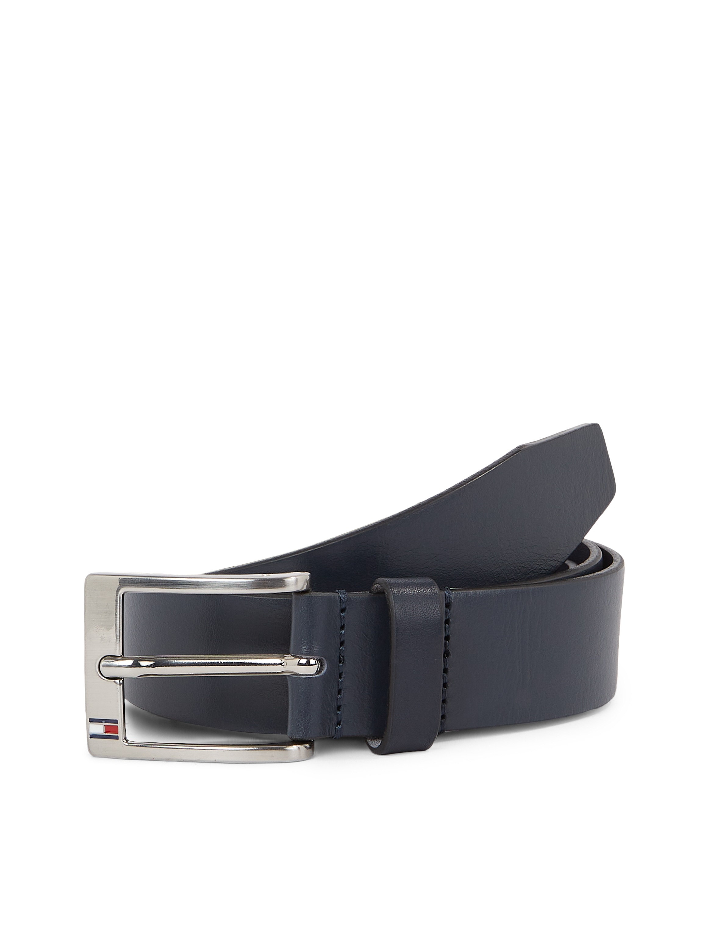 Tommy Hilfiger Ledergürtel »New Aly Belt 3,5 cm breit« mit quadratischer Logo-Metallschnalle