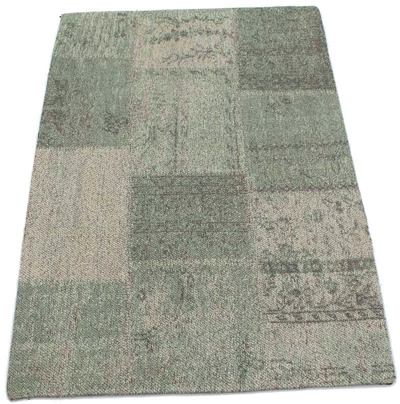 morgenland Wollteppich »Vintage Teppich handgetuftet mehrfarbig«, rechteckig, Vintage Design