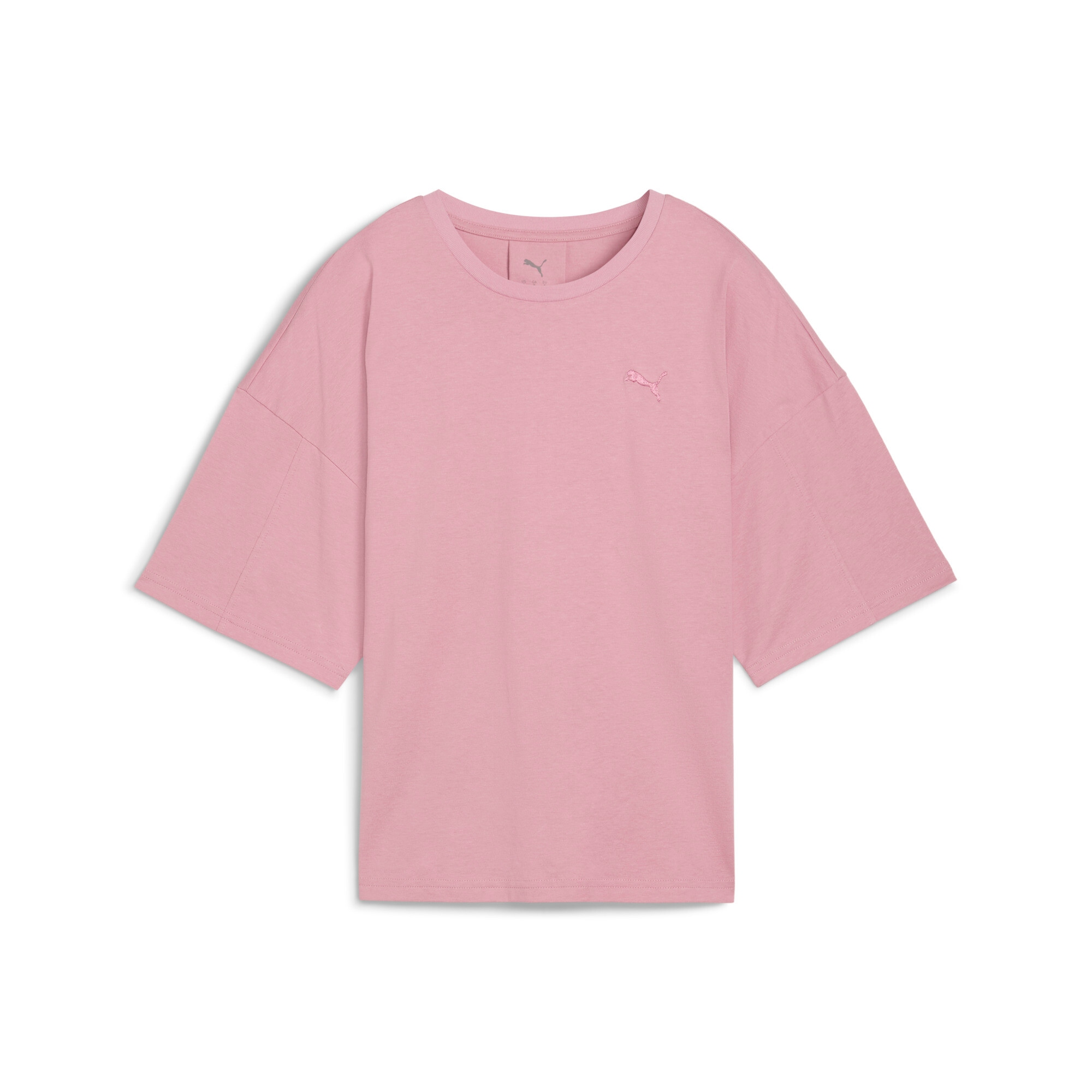 PUMA T-Shirt »HER OVERSIZED TEE« Oversize-Passform, Kurzarm, Rundhalsausschnitt, aus Baumwolle