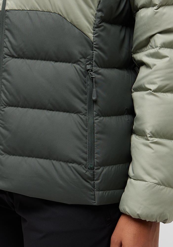 Jack Wolfskin Daunenjacke »ATHER DOWN HOODY W RDS«, mit Kapuze