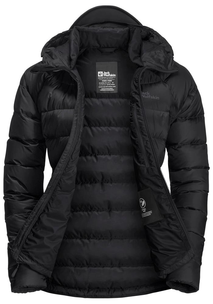 Jack Wolfskin Daunenjacke »NEBELHORN DOWN HOODY W«, mit Kapuze