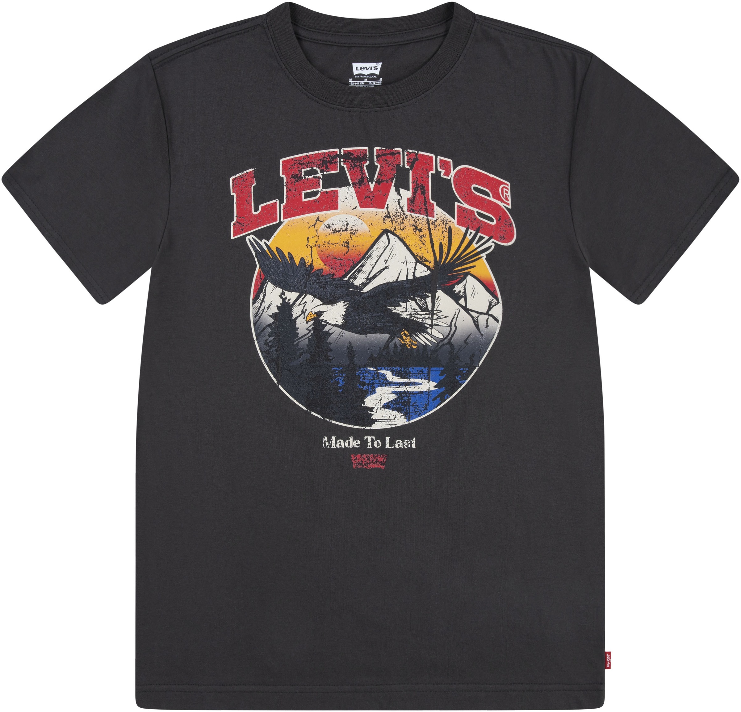Levi's® Kids T-Shirt »LVB SOAR LIKE AN EAGLE TEE«, mit Frontprint im Used Look