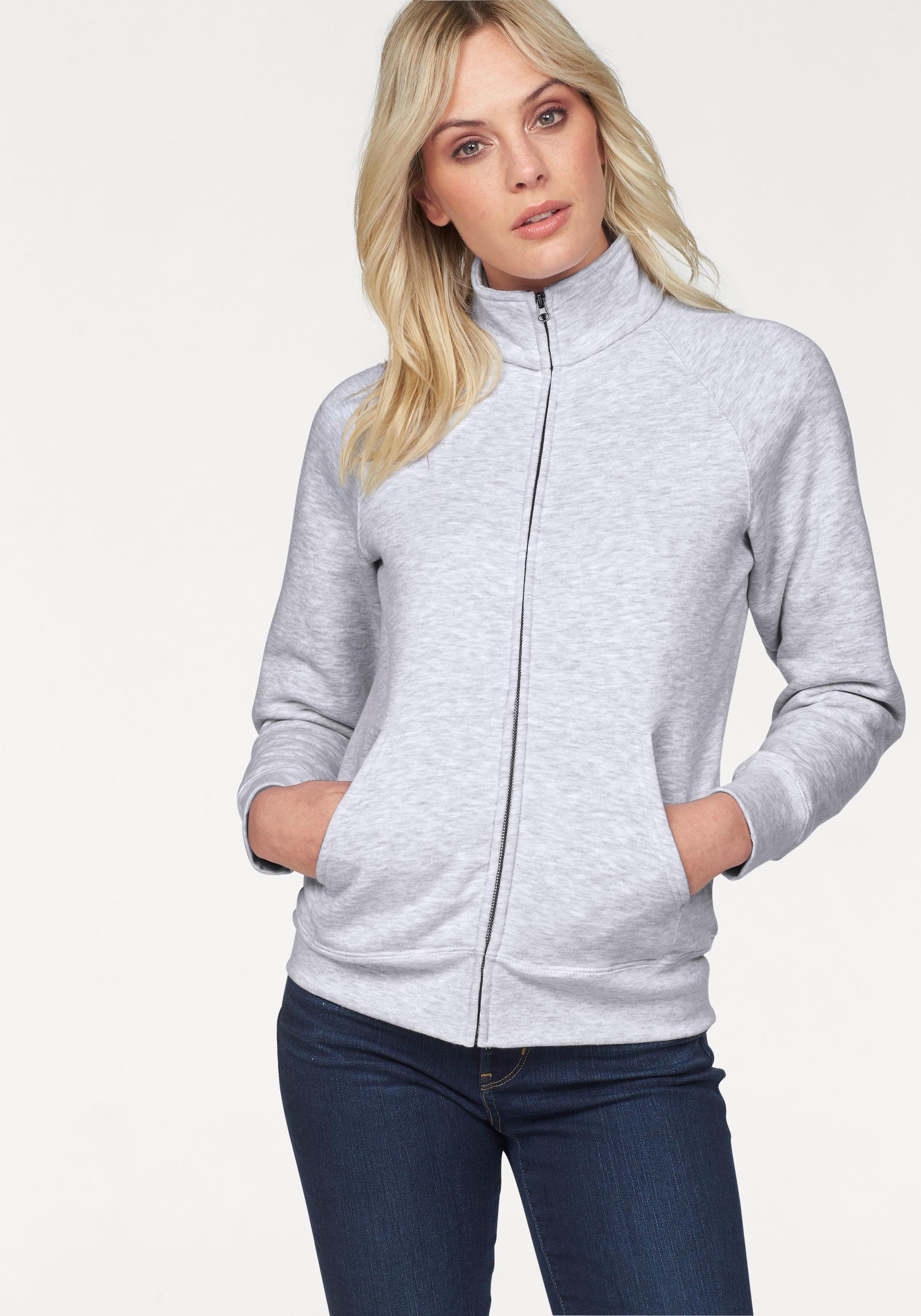 Fruit of the Loom Sweatjacke »Lady-Fit Premium Sweat Jacket« mit Reissverschluss