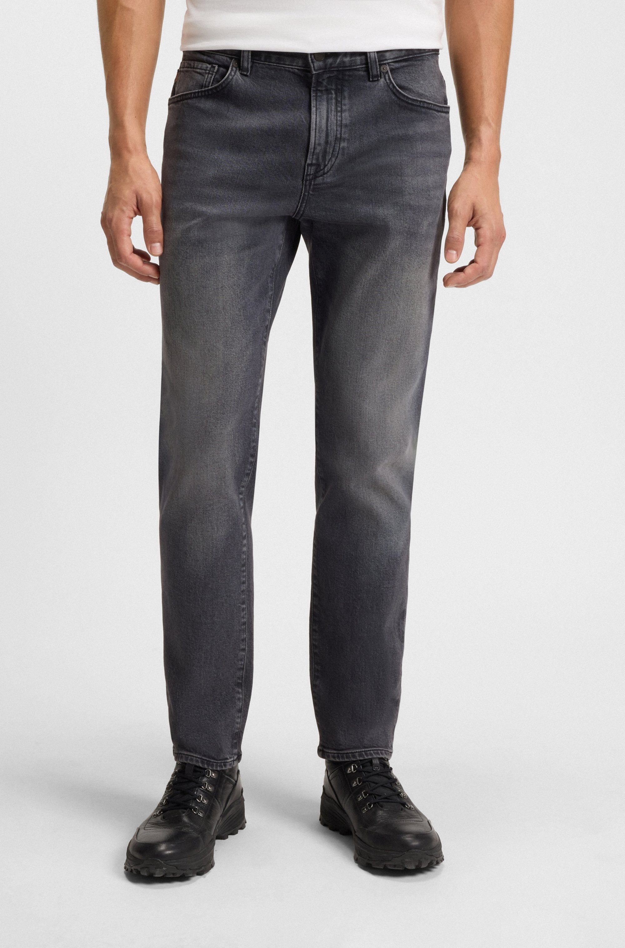 BOSS ORANGE Regular-fit-Jeans »Re Maine« mittlere Bundhöhe, gerade Passform, authentische Waschung