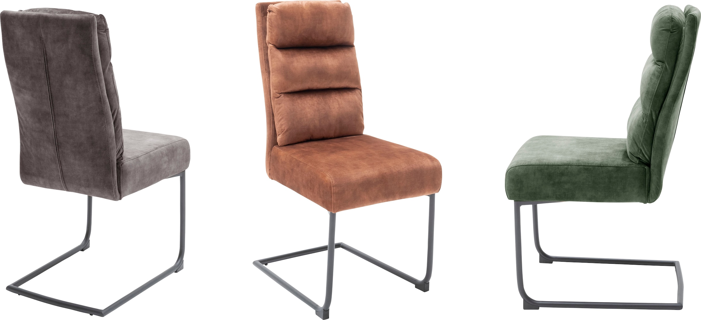 MCA furniture Freischwinger »Lampang«, | bis belastbar 120 shoppen Set, online St., 2 Stoffbezug Jelmoli-Versand 2er im mit Vintagelook, kg Stuhl (Set)