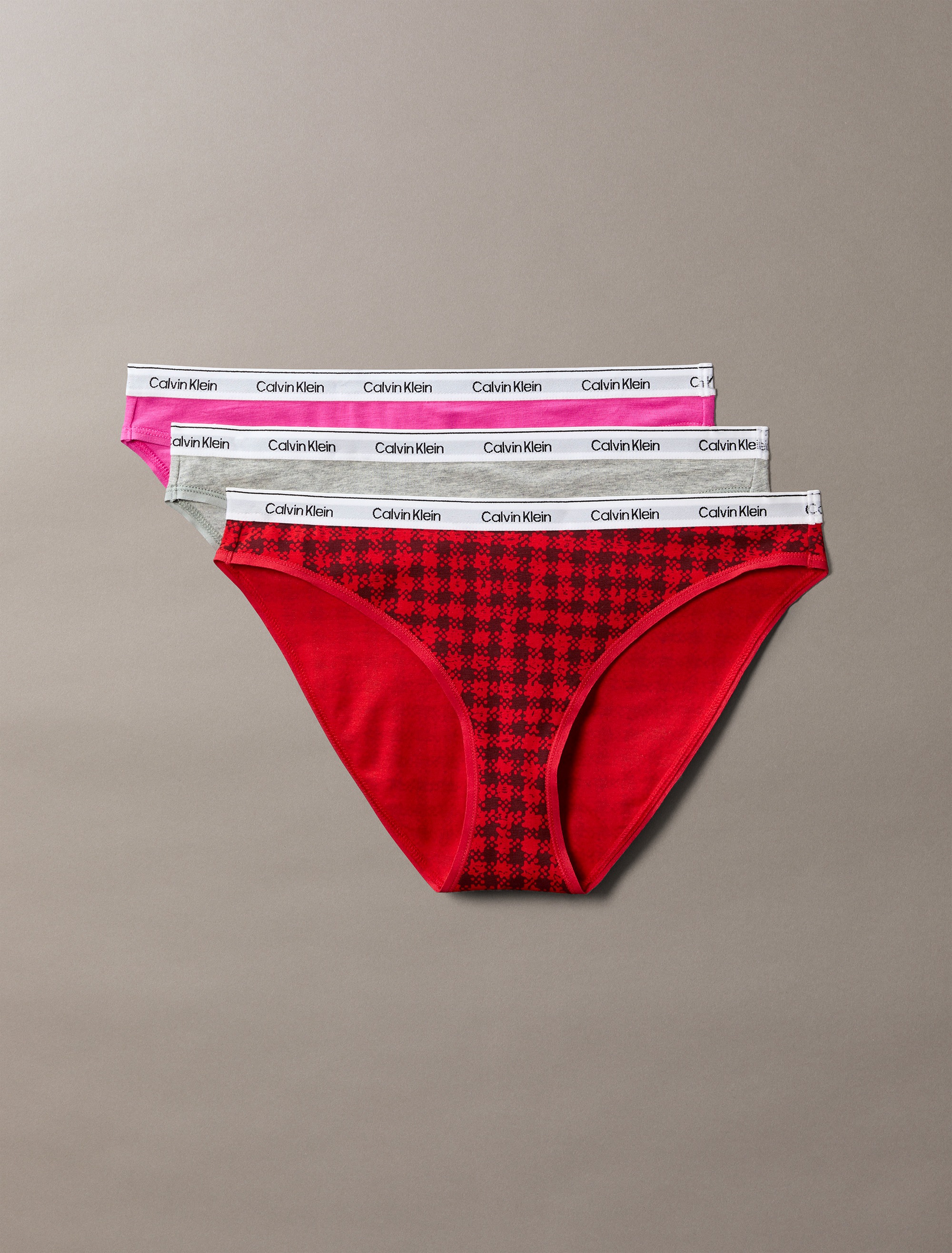Calvin Klein Underwear Bikinislip »3 PACK BIKINI (LOW-RISE)« Packung, 3er-Pack, 3 Stk. mit Logobund