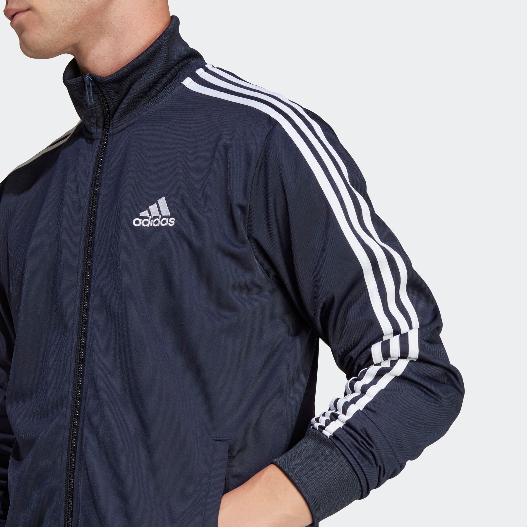 adidas Sportswear Trainingsanzug »BASIC 3-STREIFEN TRICOT«, (2 tlg.)