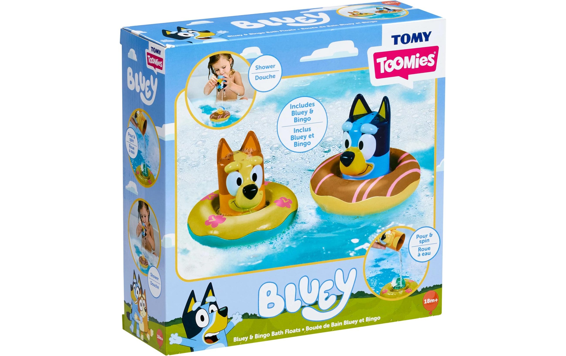 Tomy® Badespielzeug »Bluey Badeinsel 2-er Pack«