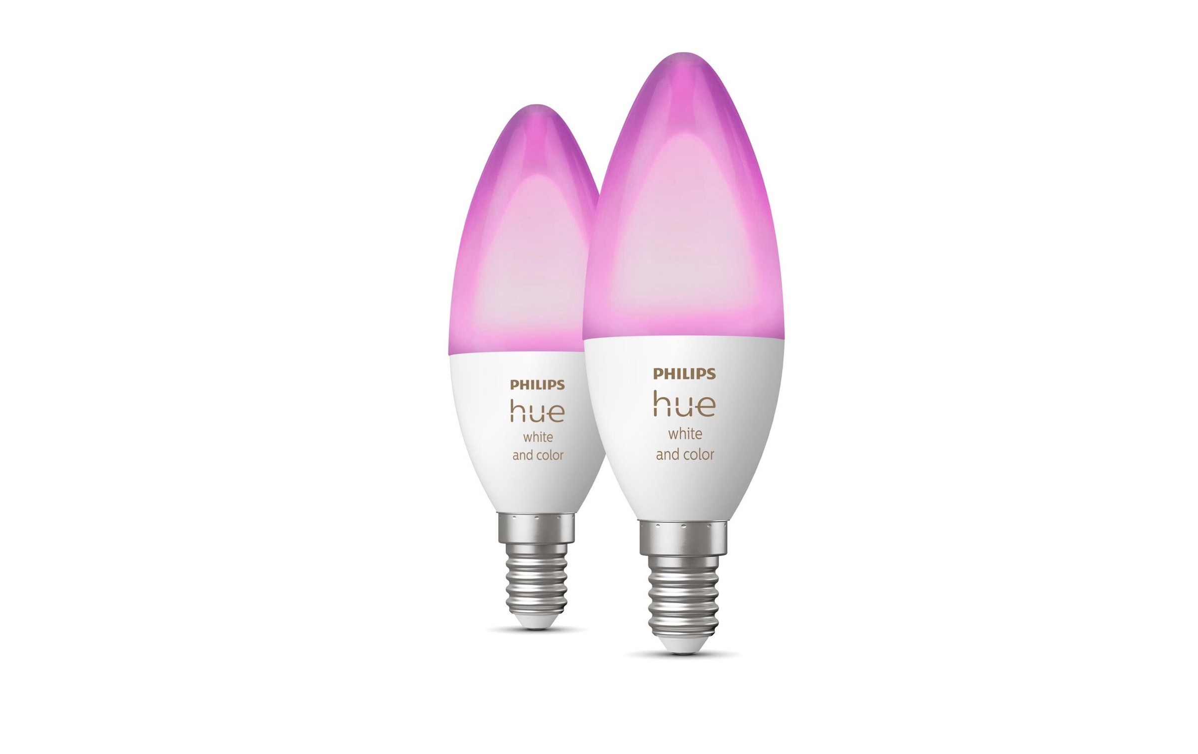Philips Hue Spezialleuchtmittel »White & Color«, E14, Farbwechsler-Neutralweiss-Tageslichtweiss-Kaltweiss-Warmweiss