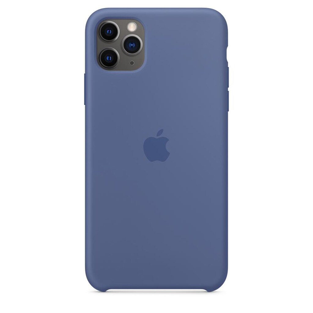 Apple Handyhülle »Apple iPhone 11 PM Silicone Case Linen Blue«