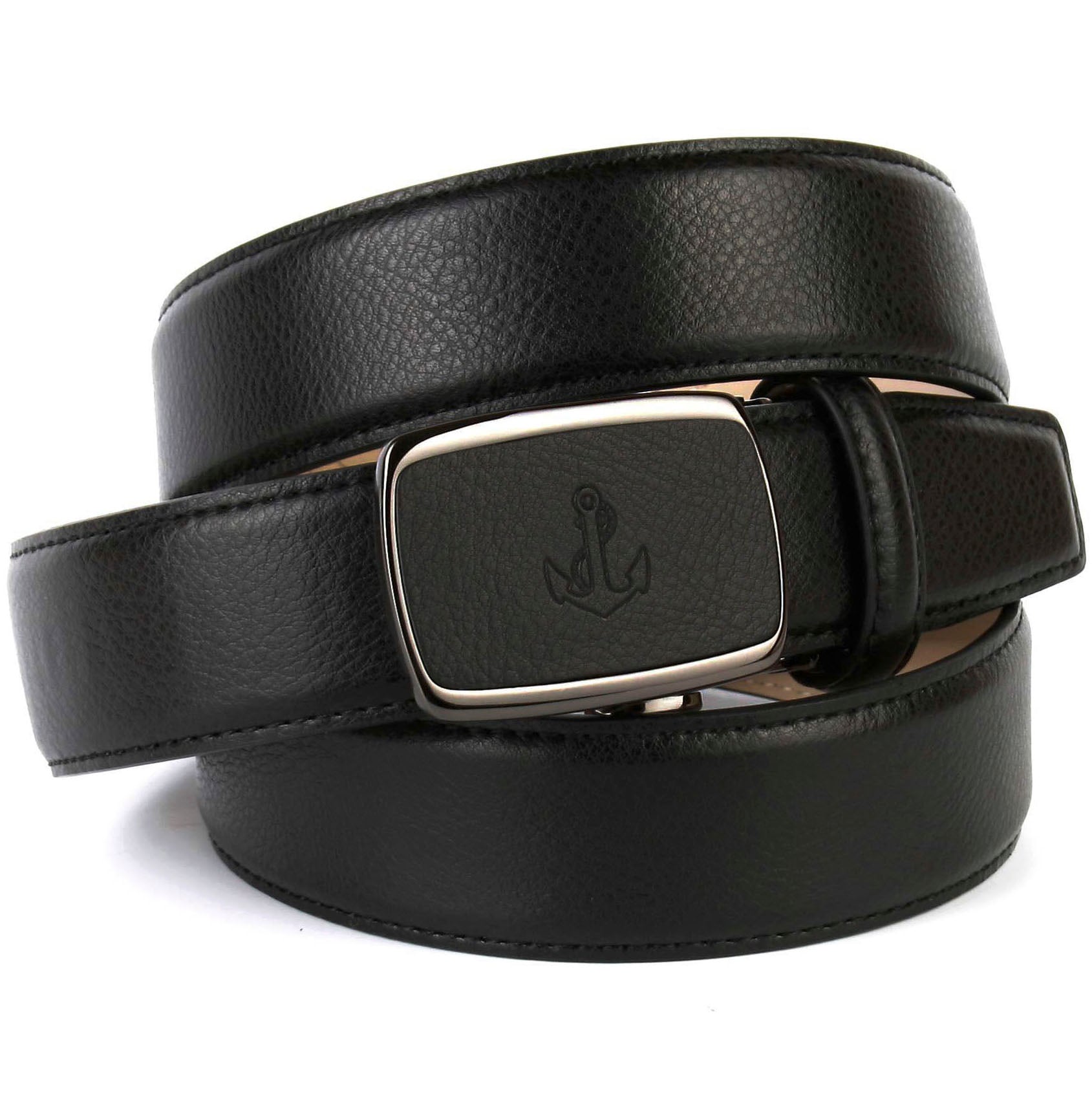 Anthoni Crown Ledergürtel, mit Schweiz shoppen online Jelmoli-Versand Ton Anker-Logo, Ton Steppung in bei