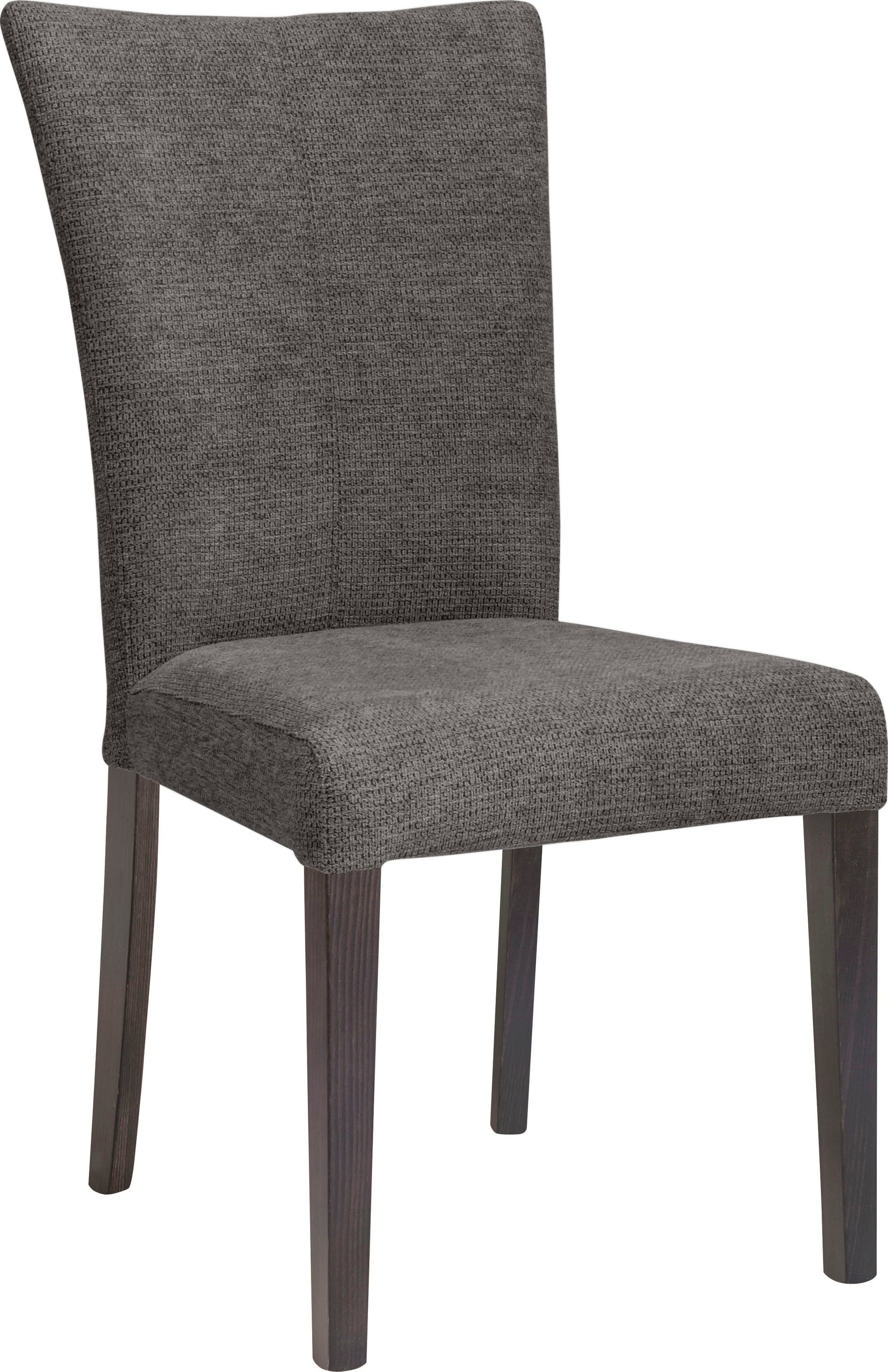Home affaire 4-Fussstuhl »Aspen«, (Set), 2 St., Softstruktur, Beine aus massiver Buche, wengefarben lackiert