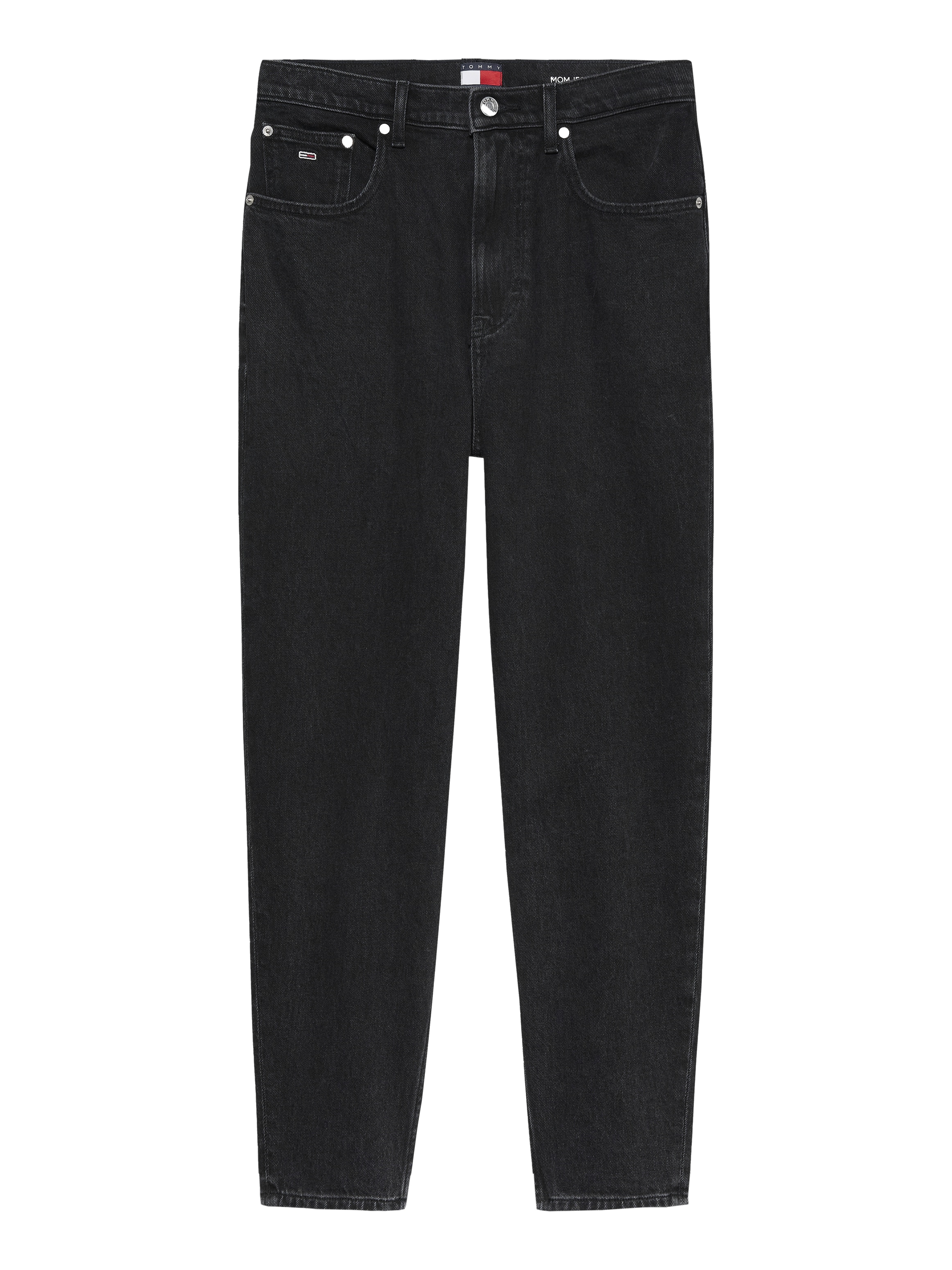Tommy Jeans Mom-Jeans »MOM JEAN UH TPR«, mit Logo-Stickereien, in knöchelfreier Länge