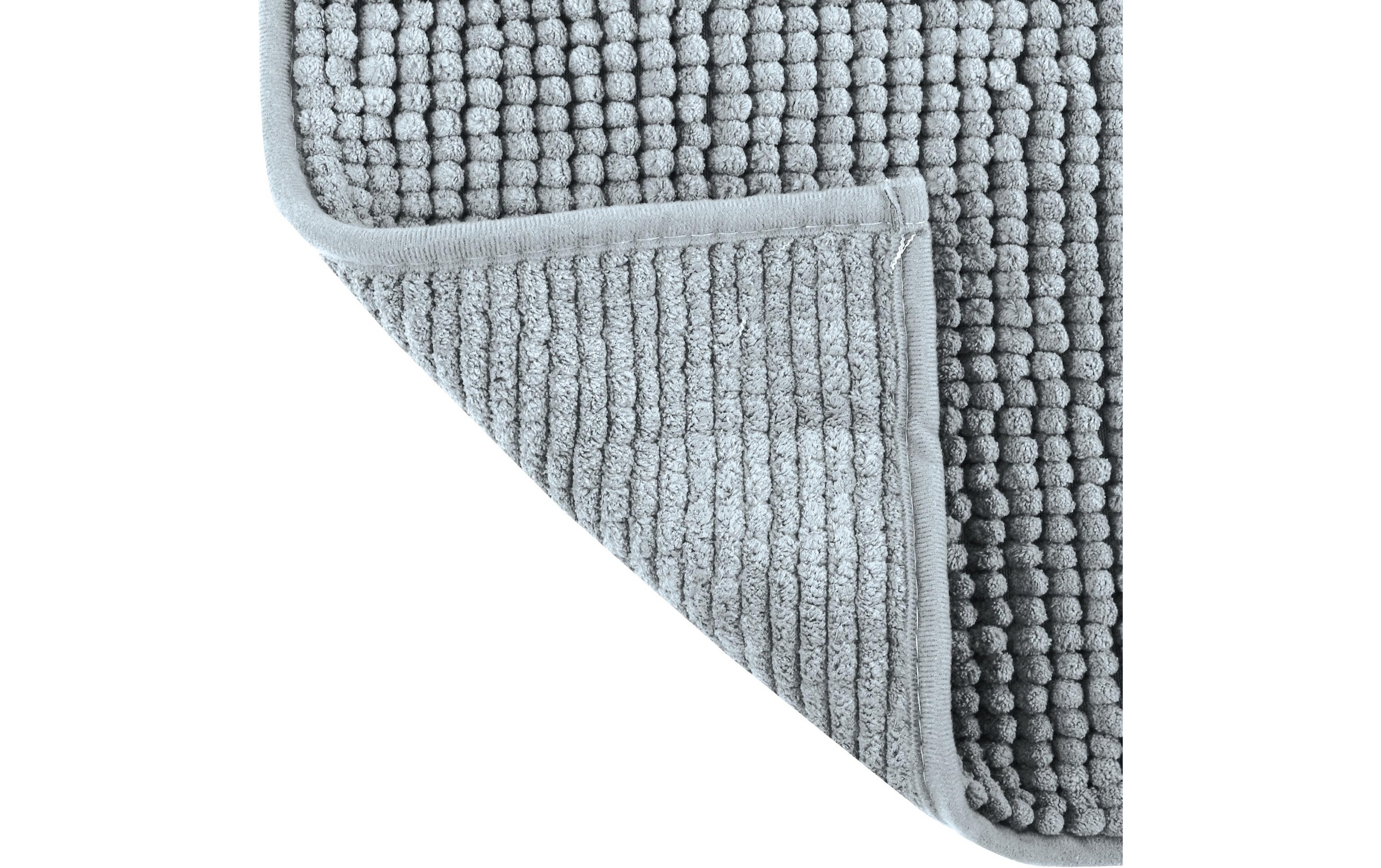 MSV Badematte »Chenille Hellbgrau«