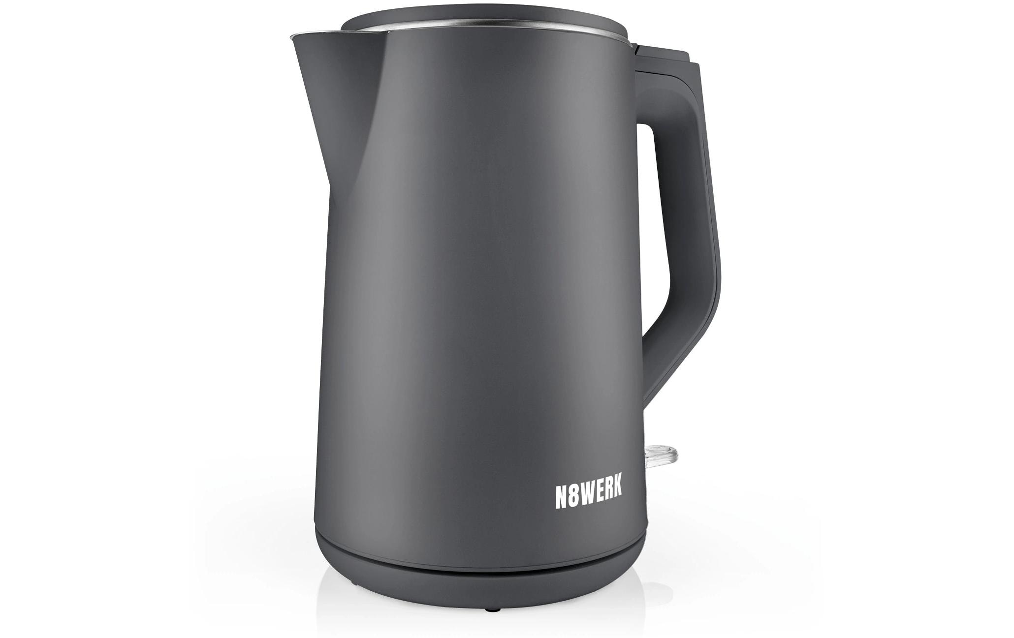 Wasserkocher »N8Werk Cool-Touch 45413 l, Schwarz«, 1,5 l, 2200 W