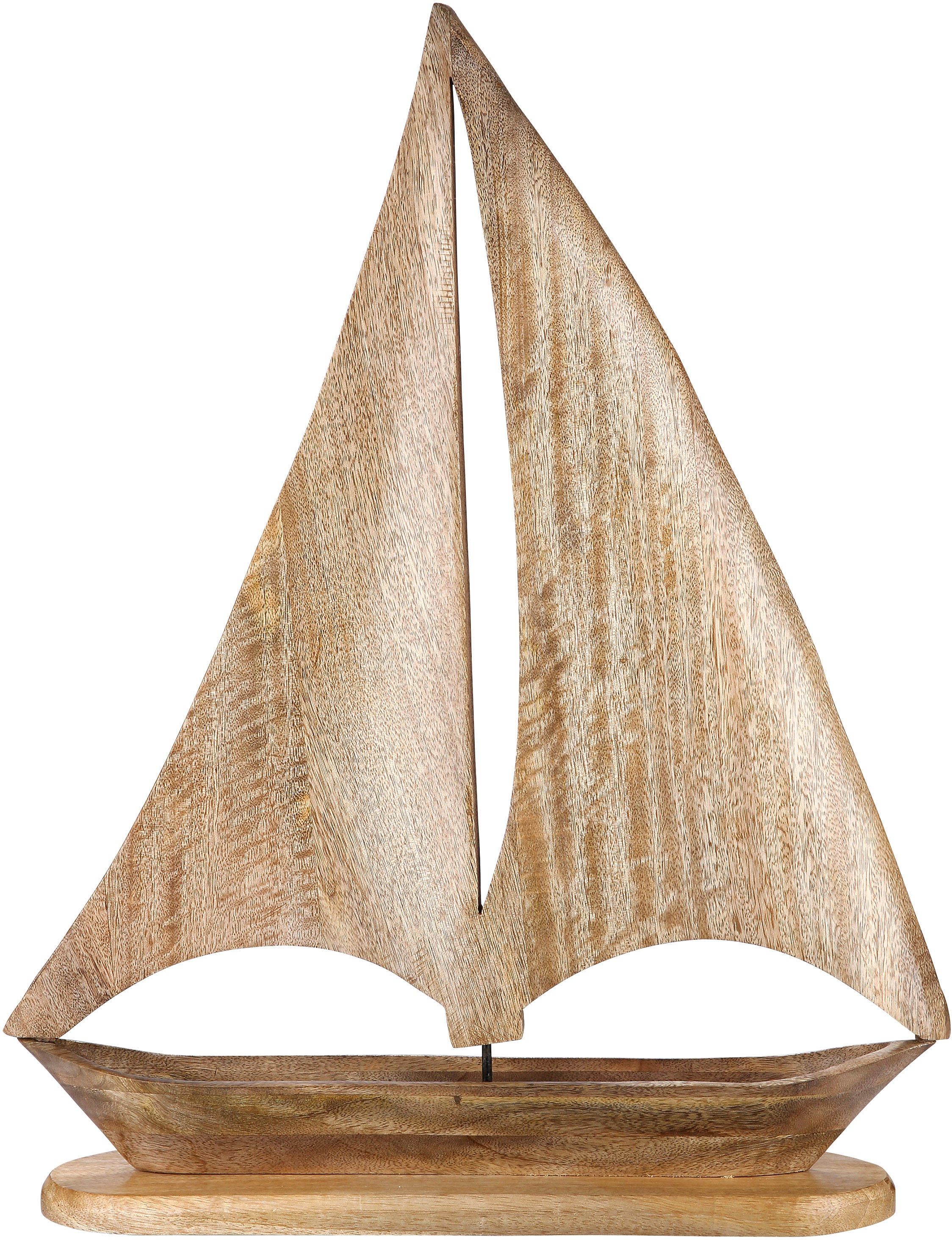 GILDE Dekoobjekt »Deko Segelschiff«, Höhe 60 cm, aus Holz, maritim,  Wohnzimmer online kaufen | Jelmoli-Versand