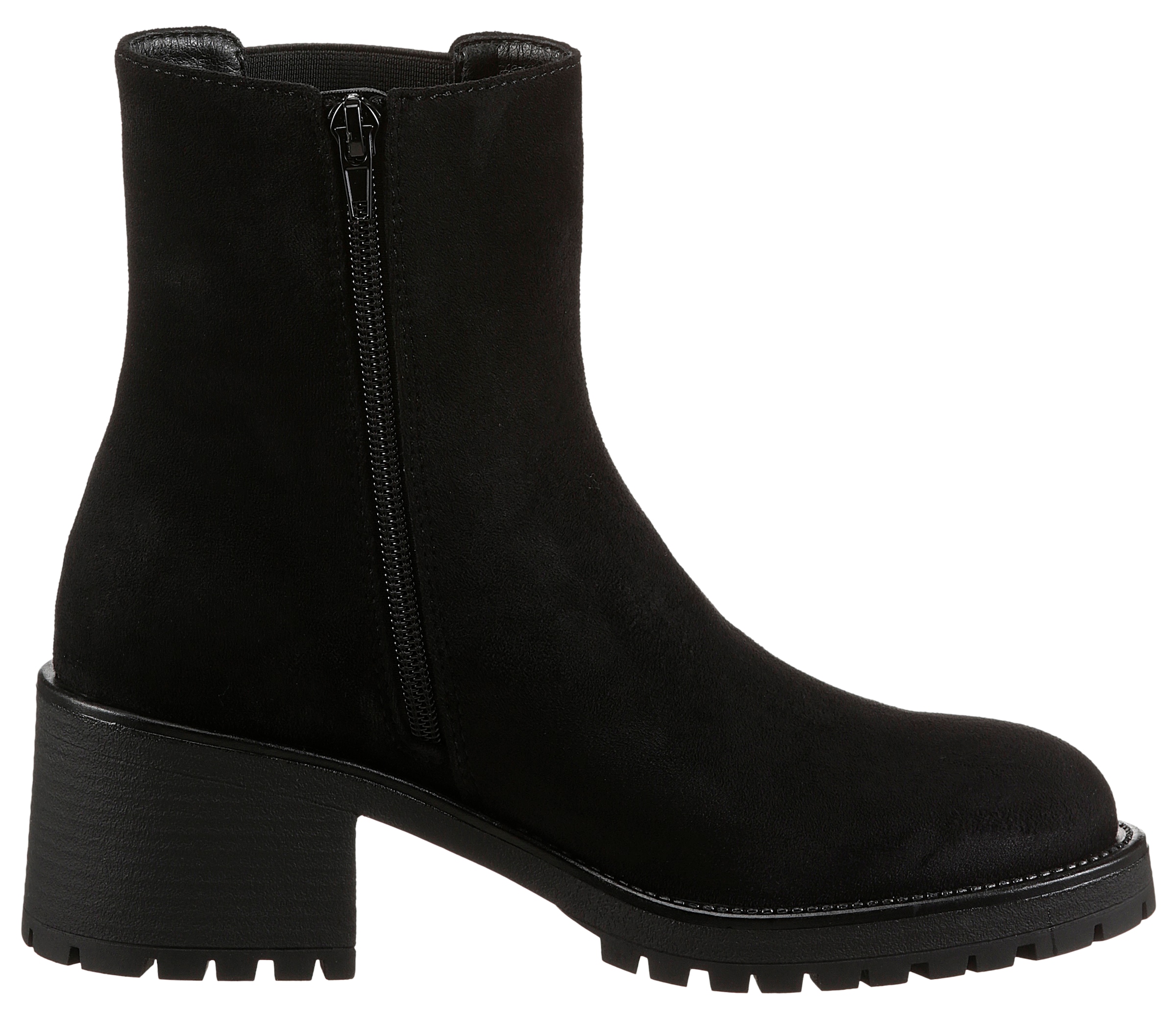 Aniston SHOES Chelseaboots, Stiefelette mit Reissverschluss und Stretcheinsatz - NEUE KOLLEKTION
