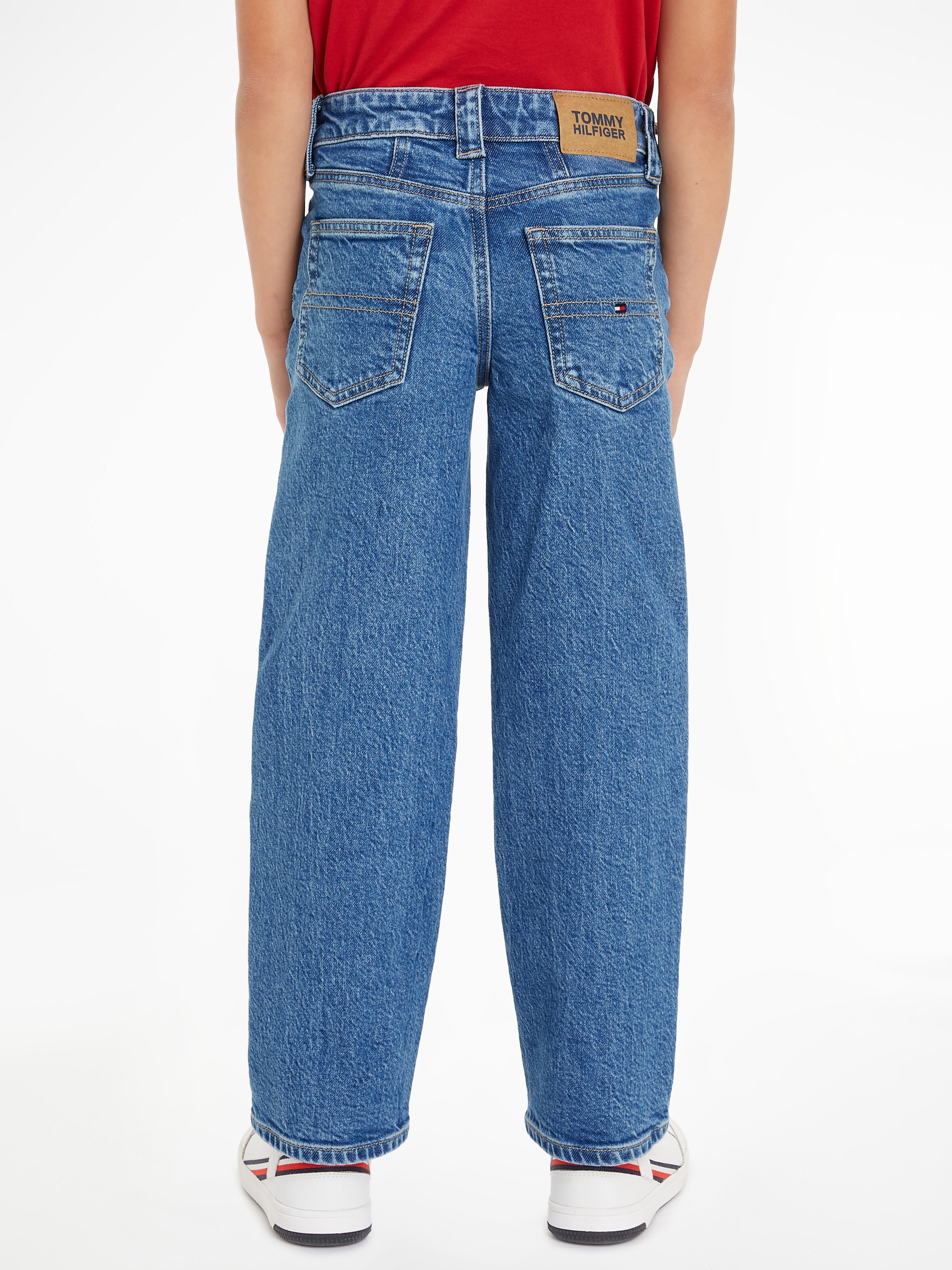 Tommy Hilfiger Bootcut-Jeans »GIRLFRIEND COMFORT DENIM«, Kinder bis 16 Jahre im 5-Pocket-Style