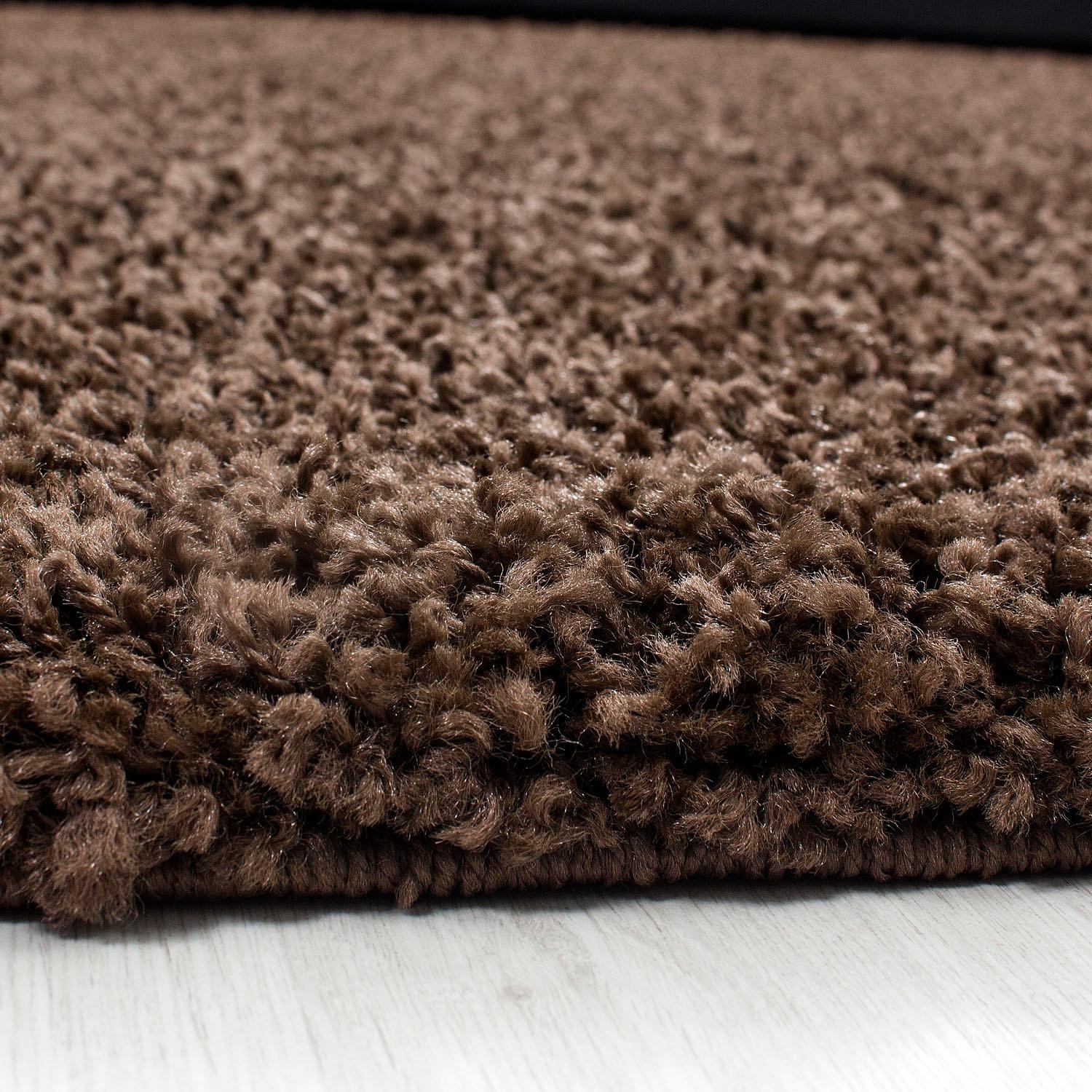 Ayyildiz Teppiche Hochflor-Teppich »Life Shaggy 1500«, rund, Wohnzimmer, Langflor, Schlafzimmer, grosse Farbauswahl