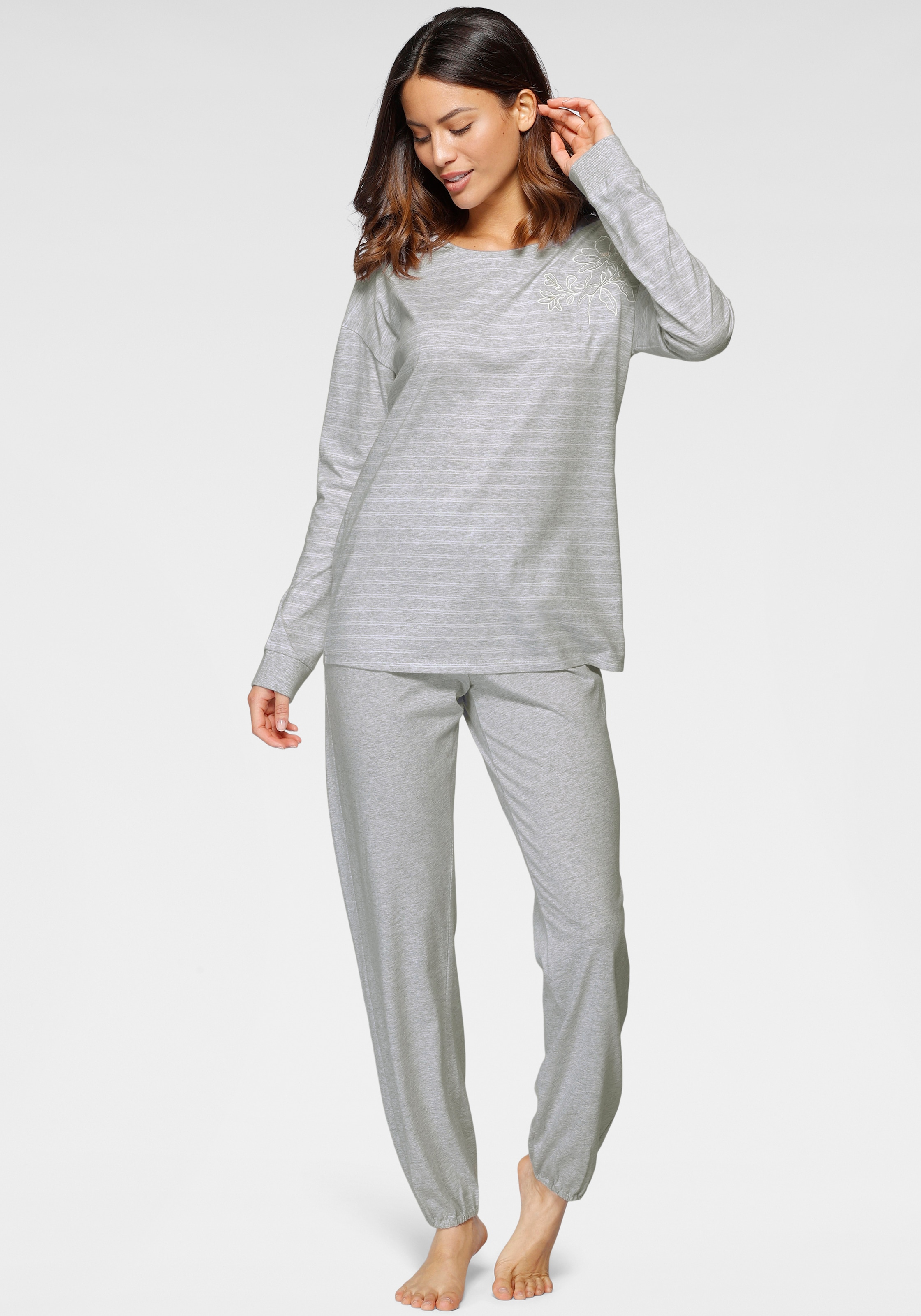 Triumph Pyjama, (2 tlg.), Damen-Schlafanzug, online shoppen gestreift Schweiz Jelmoli-Versand bei